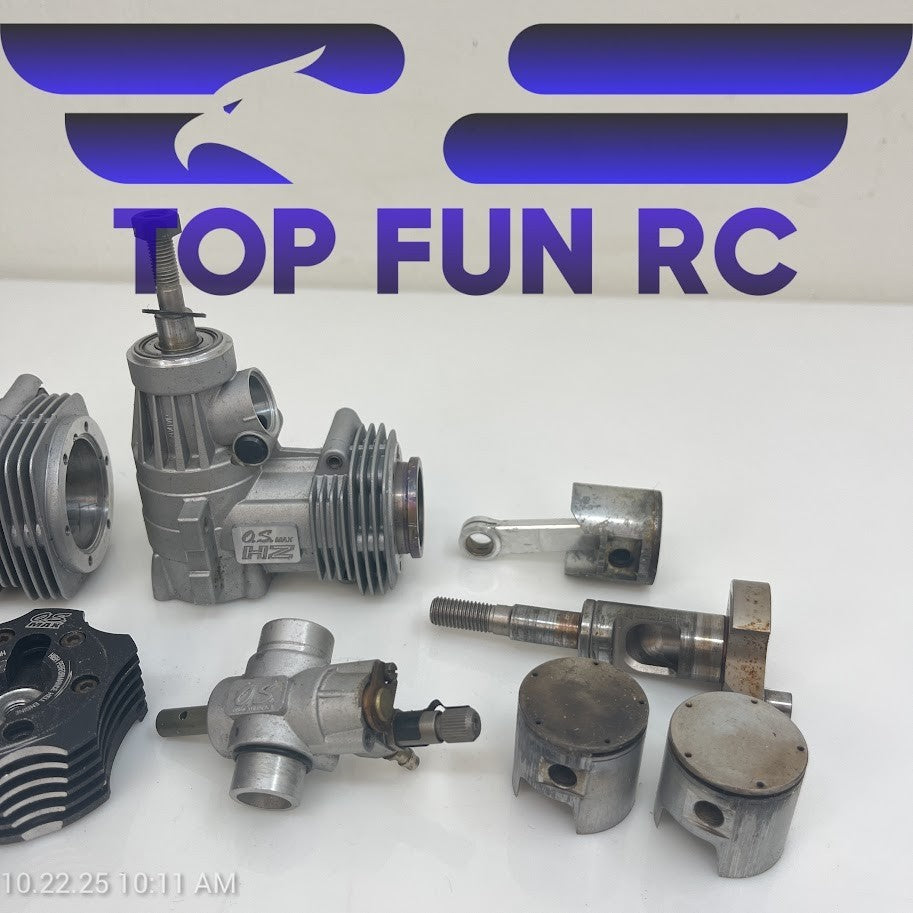 Align 91H Nitro, OS HZ 55 Parts Motors! w/ Carburetors, Head & Misc. Cylinders