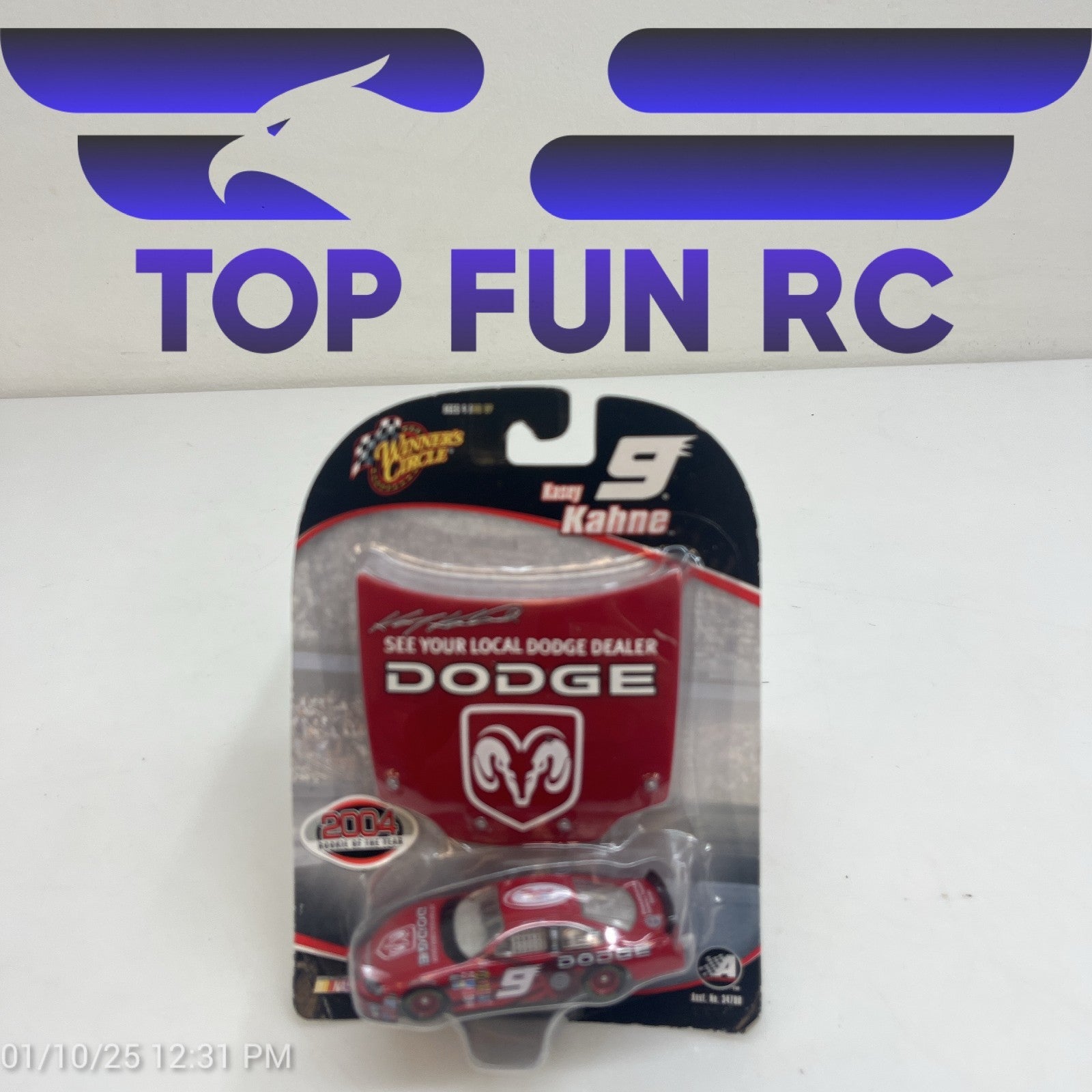 Winners Circle Kasey Kahne Visit Your Local Dodge Dealer Hood Magnet Diecast