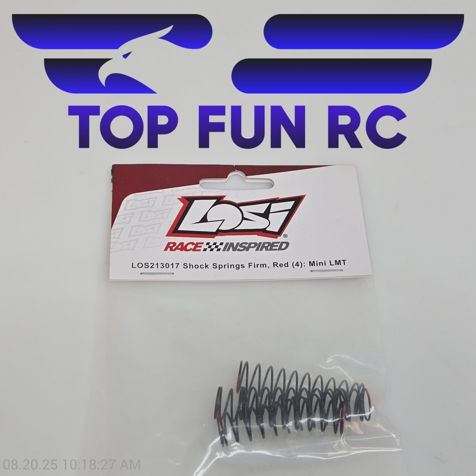 Losi LOS213017 Shock Springs Firm, Red (4) For Mini LMT