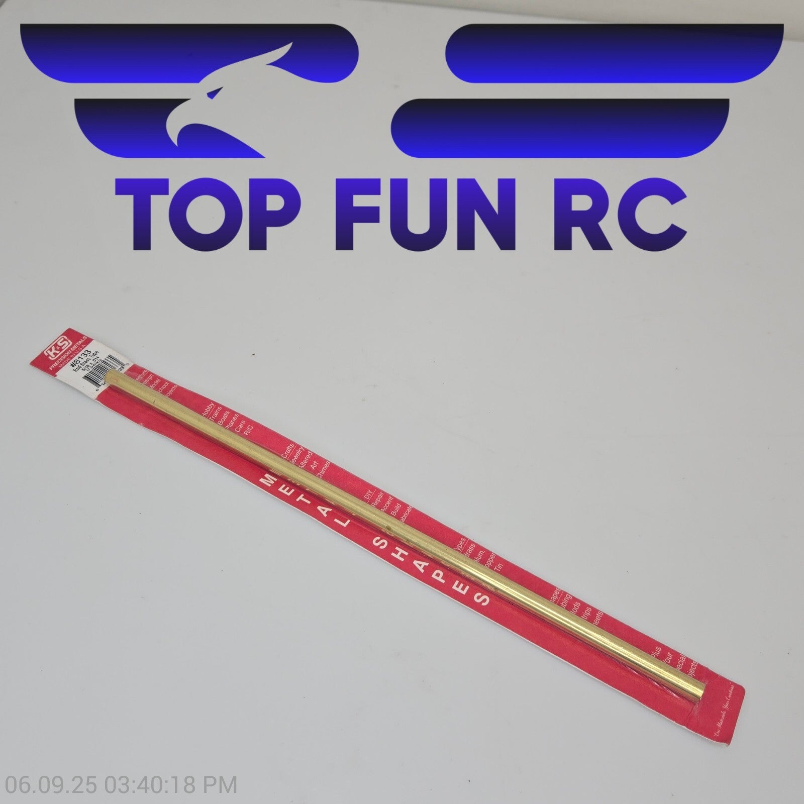 K&S Precision Metals #8133 Rnd Brass Tube