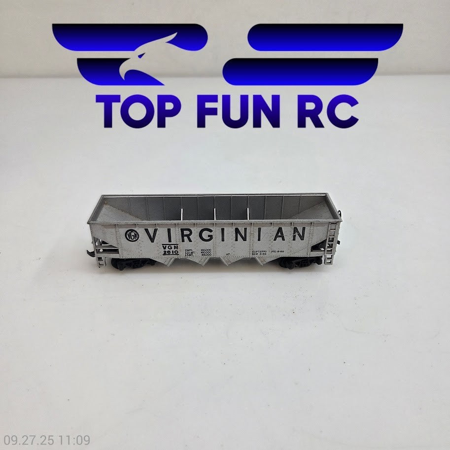 Tyco 344C HO Scale Virginian Hopper Car w/ Original Box Toy Train Railroad