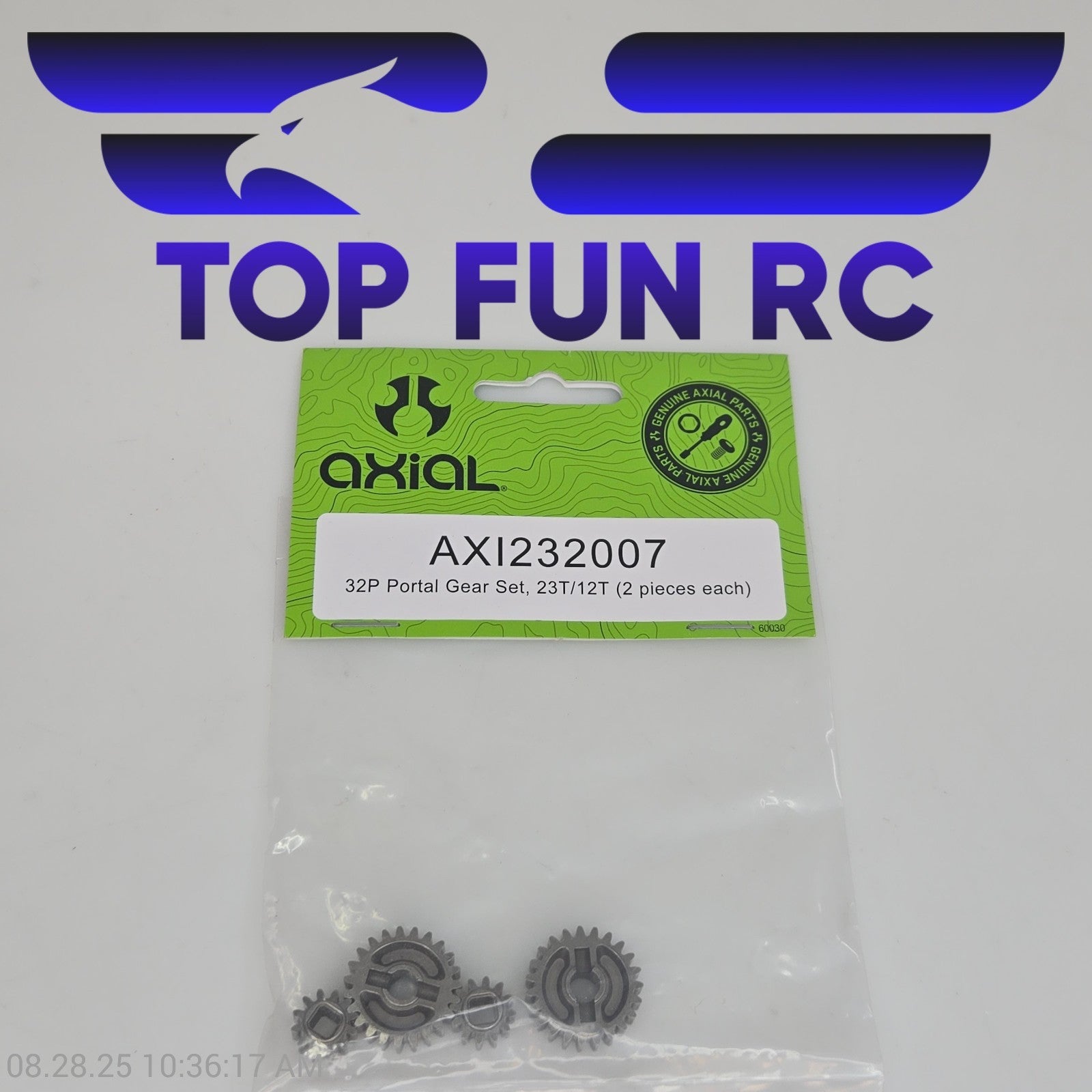Axial AXI232007 32P Portal Gear Set, 23T/12T (2pcs Each)