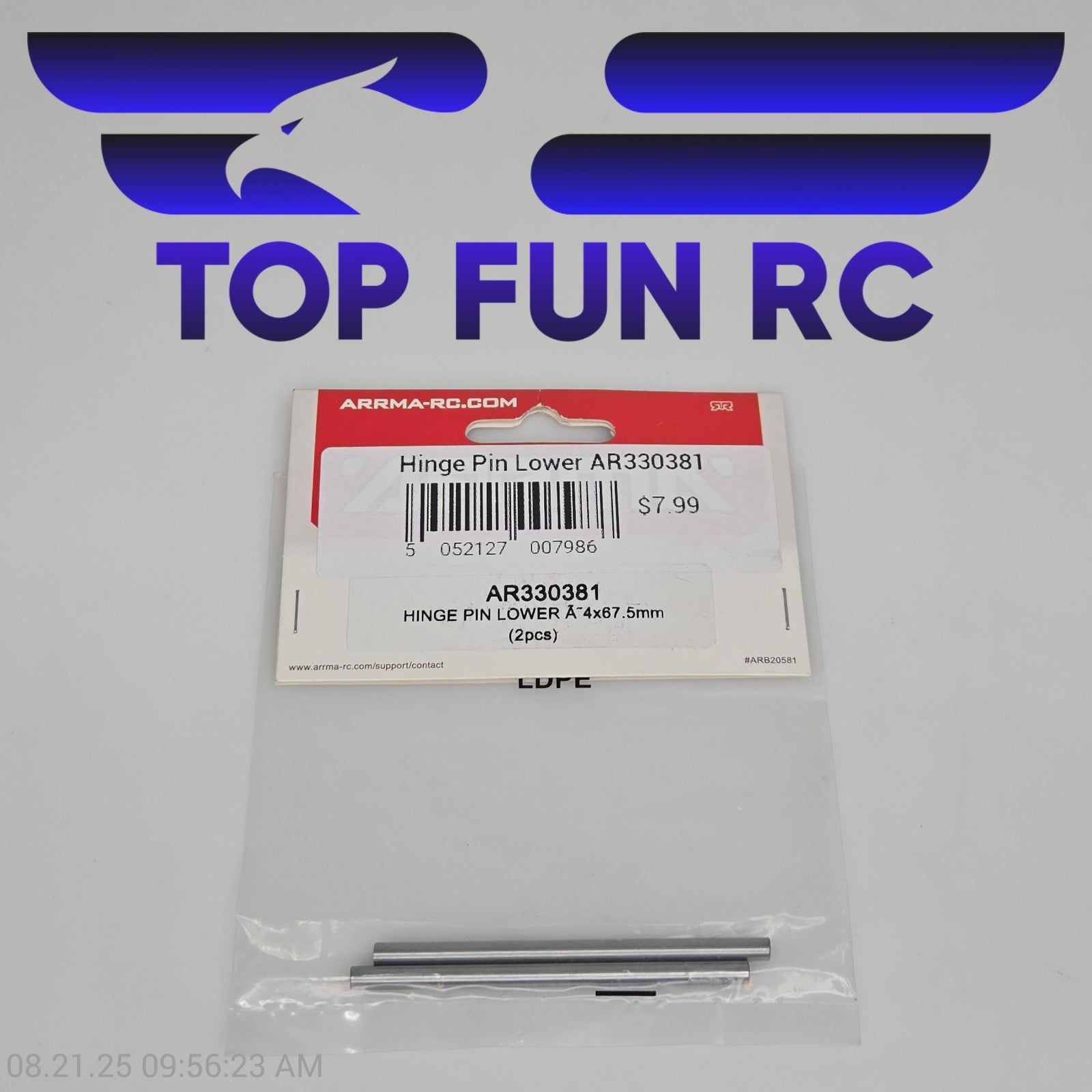 Arrma AR330381 Hinge Pin Lower A 4x67.5mm (2pcs)