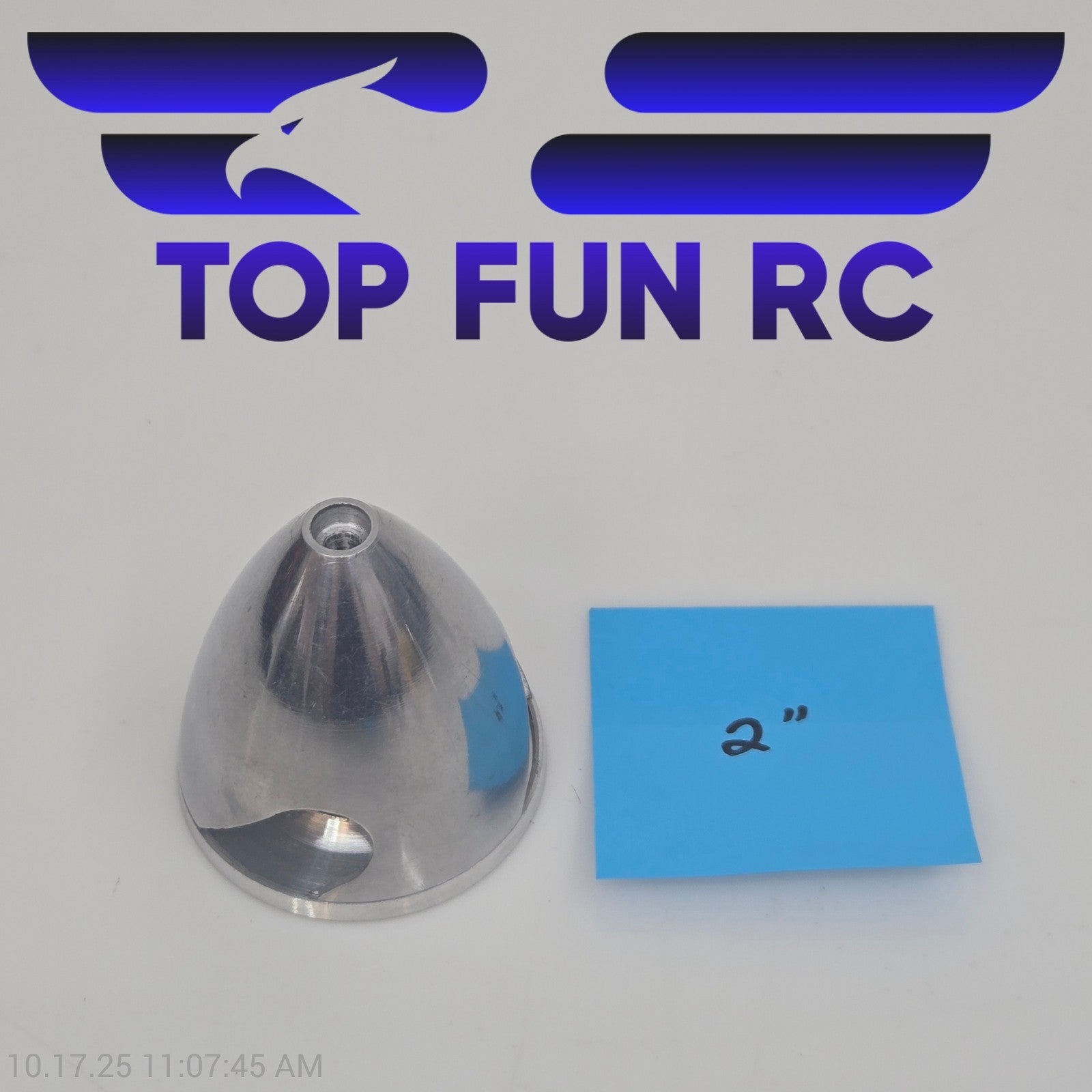 RC Spinner Aluminum 3-Blade 2 Inch For Model Airplanes
