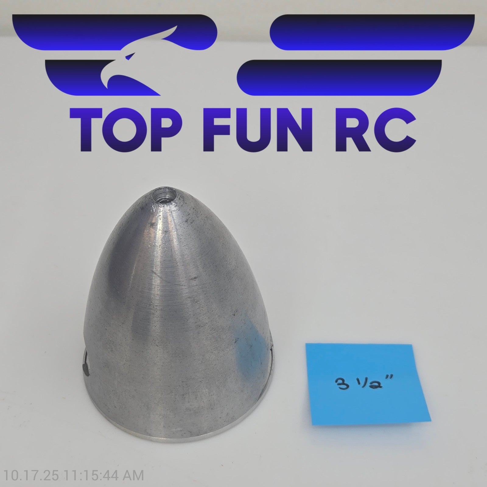 RC Spinner Aluminum 2-Blade 3.5 Inch For Model Airplanes