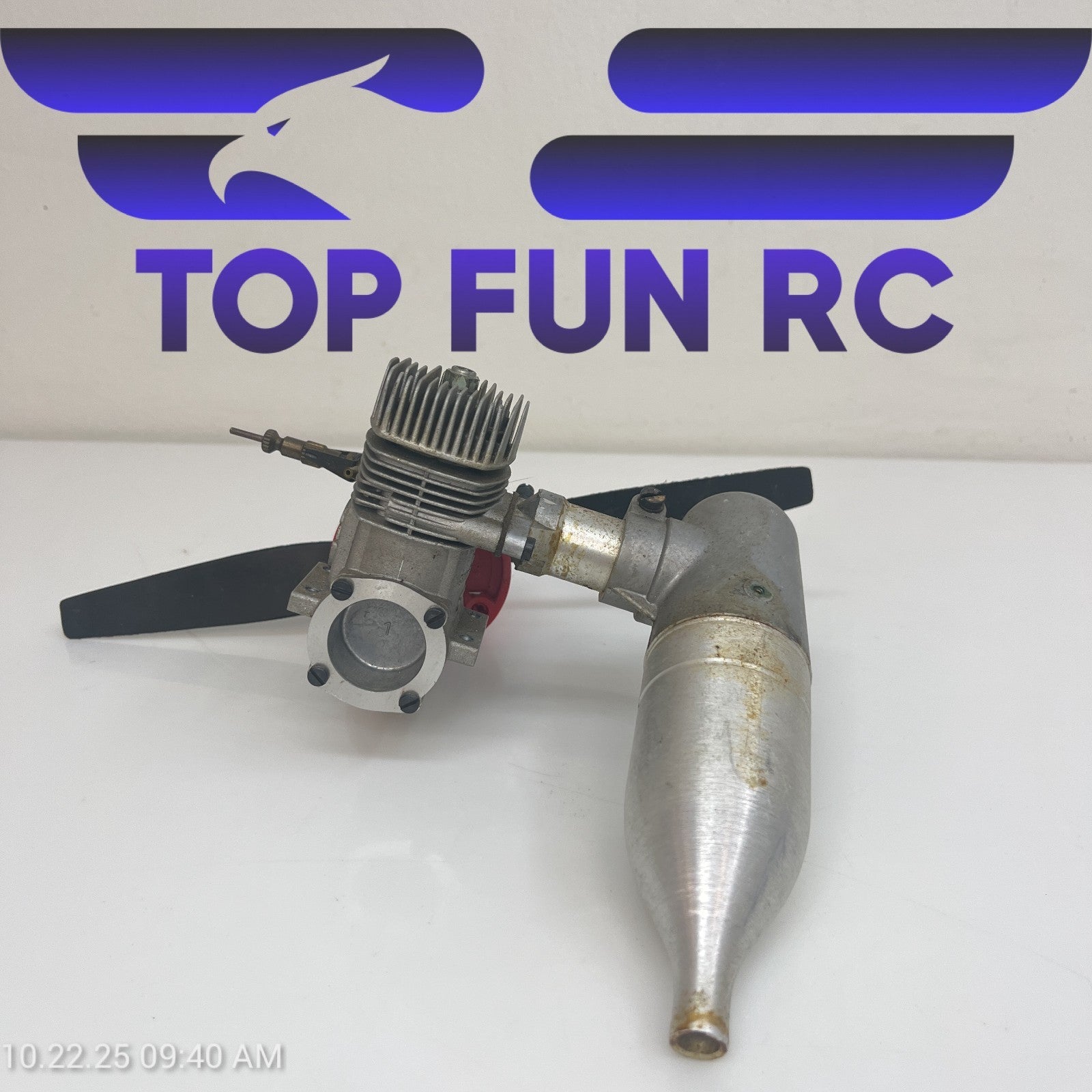 Super Tigre 45  ABC Control Line Engine For Stunt Airplanes w/ Spinner & Muffler