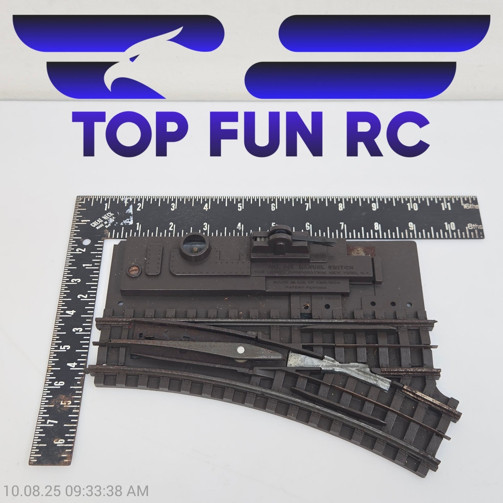 Lionel O-Gauge #142 Manual Switch Left-Hand