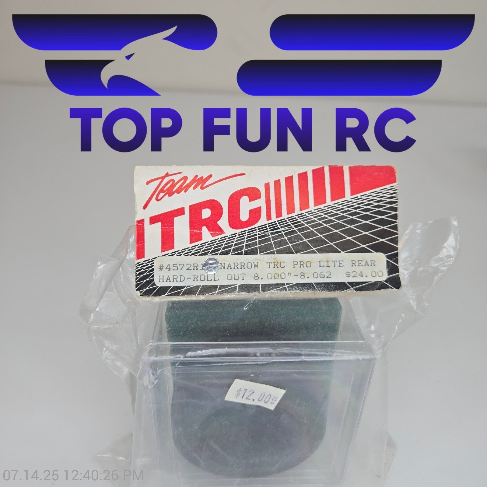 TRC 4572R1 Narrow Rear Hard Roll Out Tire Wheel For Pro Lite