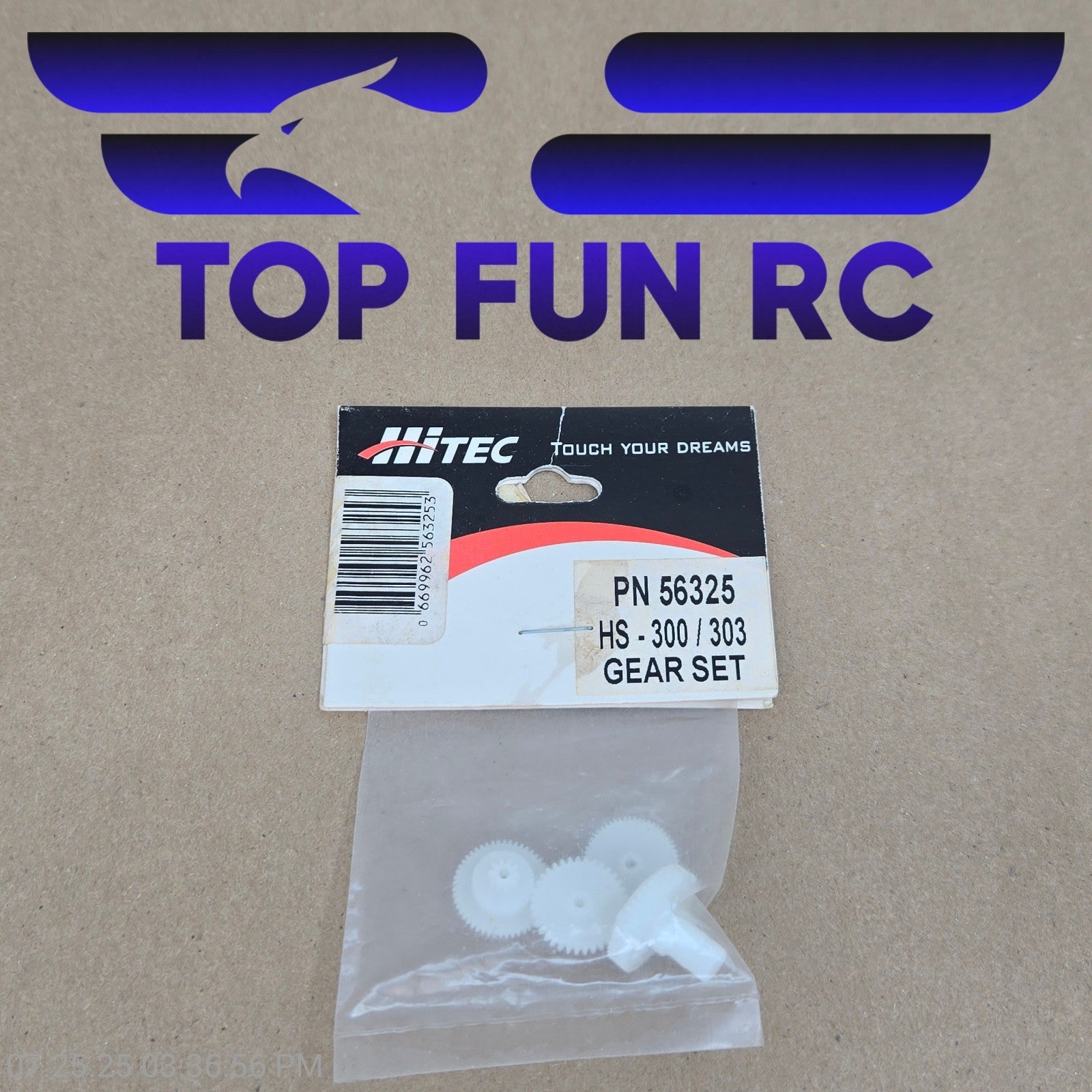Hitec PN 56325 Gear Set For HS-300 & 303 Servos