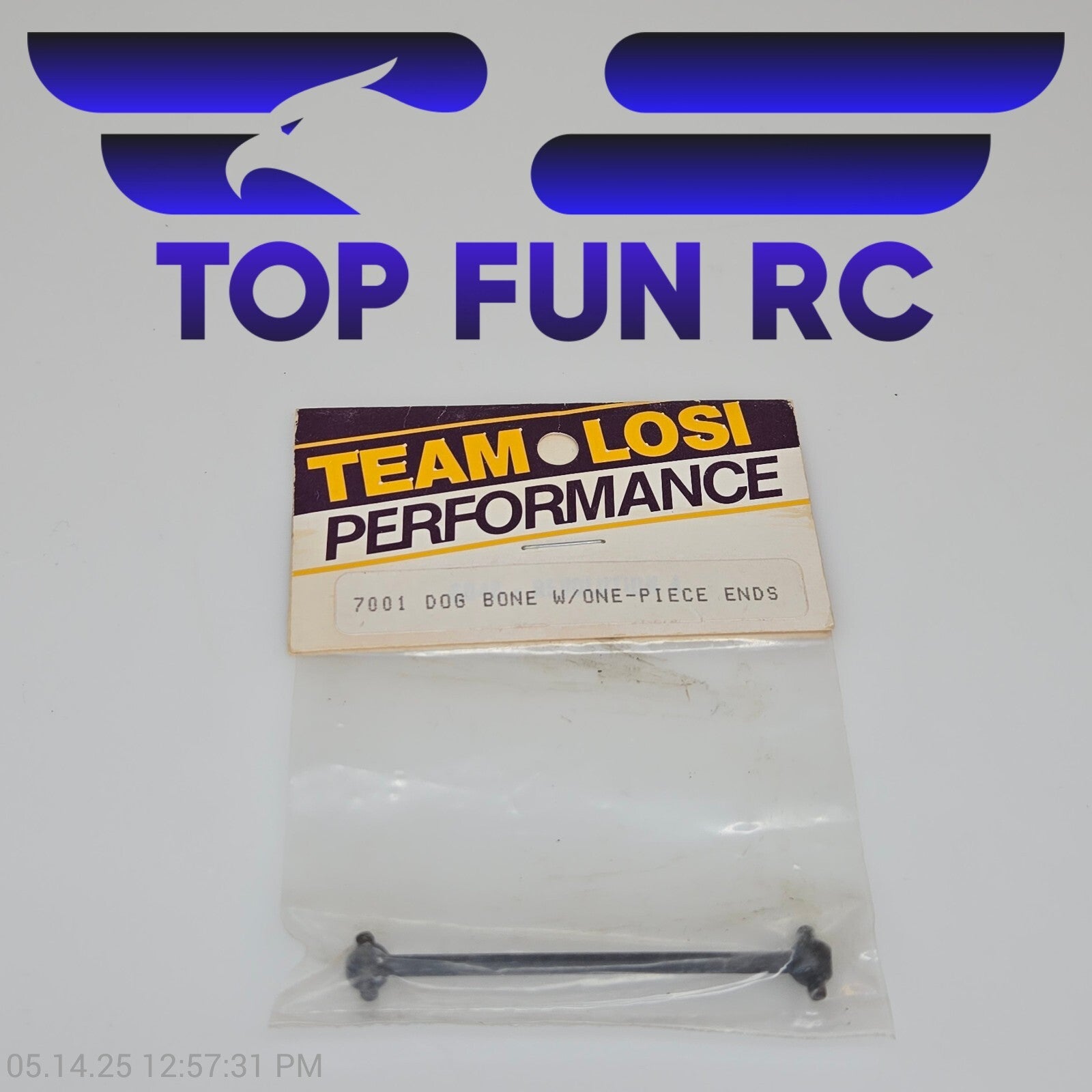 Team Losi RC 7001 Dog Bone w/ One-Piece Ends-Vintage!
