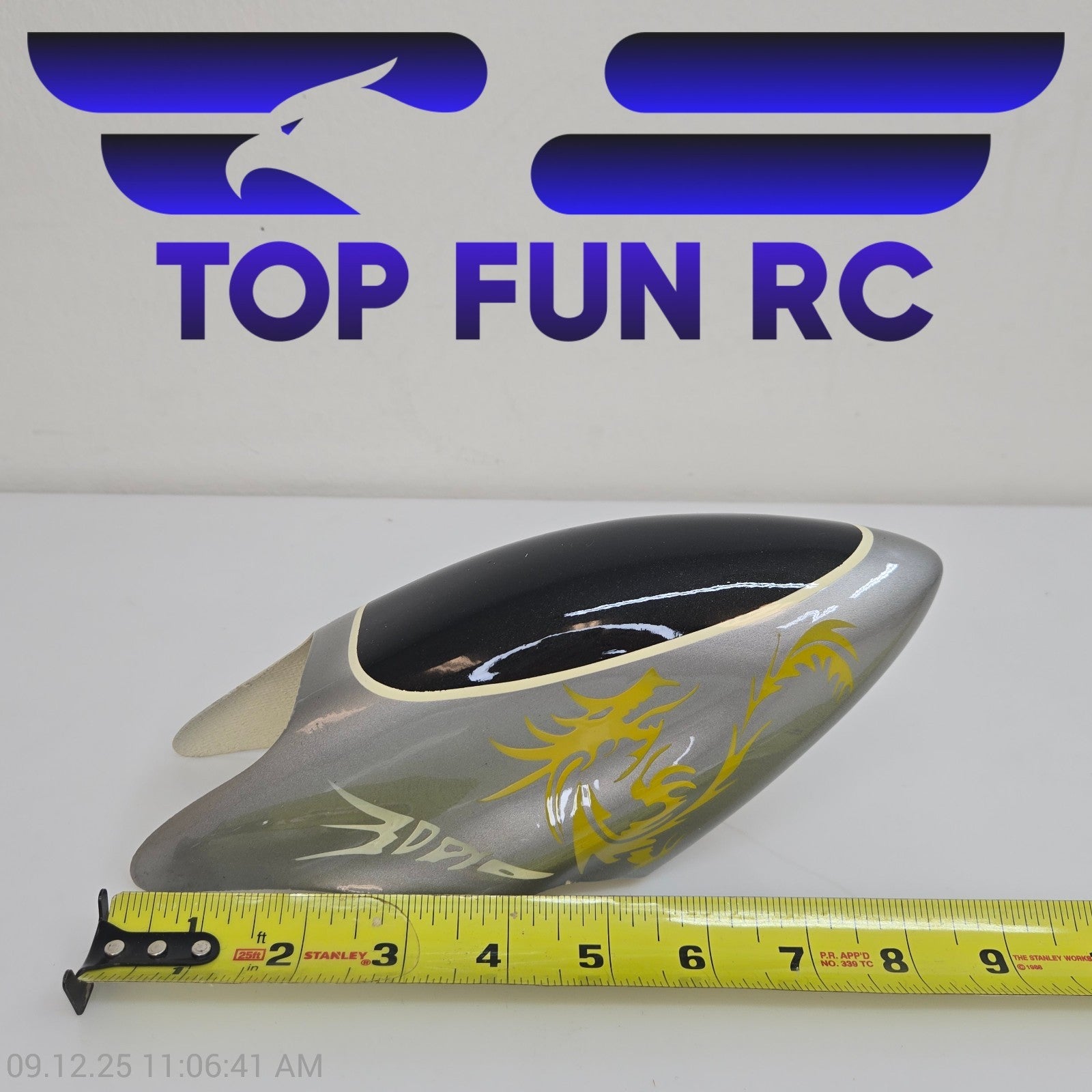 RC Helicopter Canopy Custom Air Brushed For 450 Size Helicopters