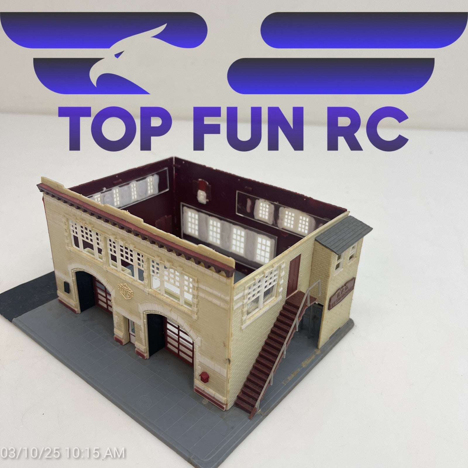 Life-Like HO Scale Building BFD FireHouse