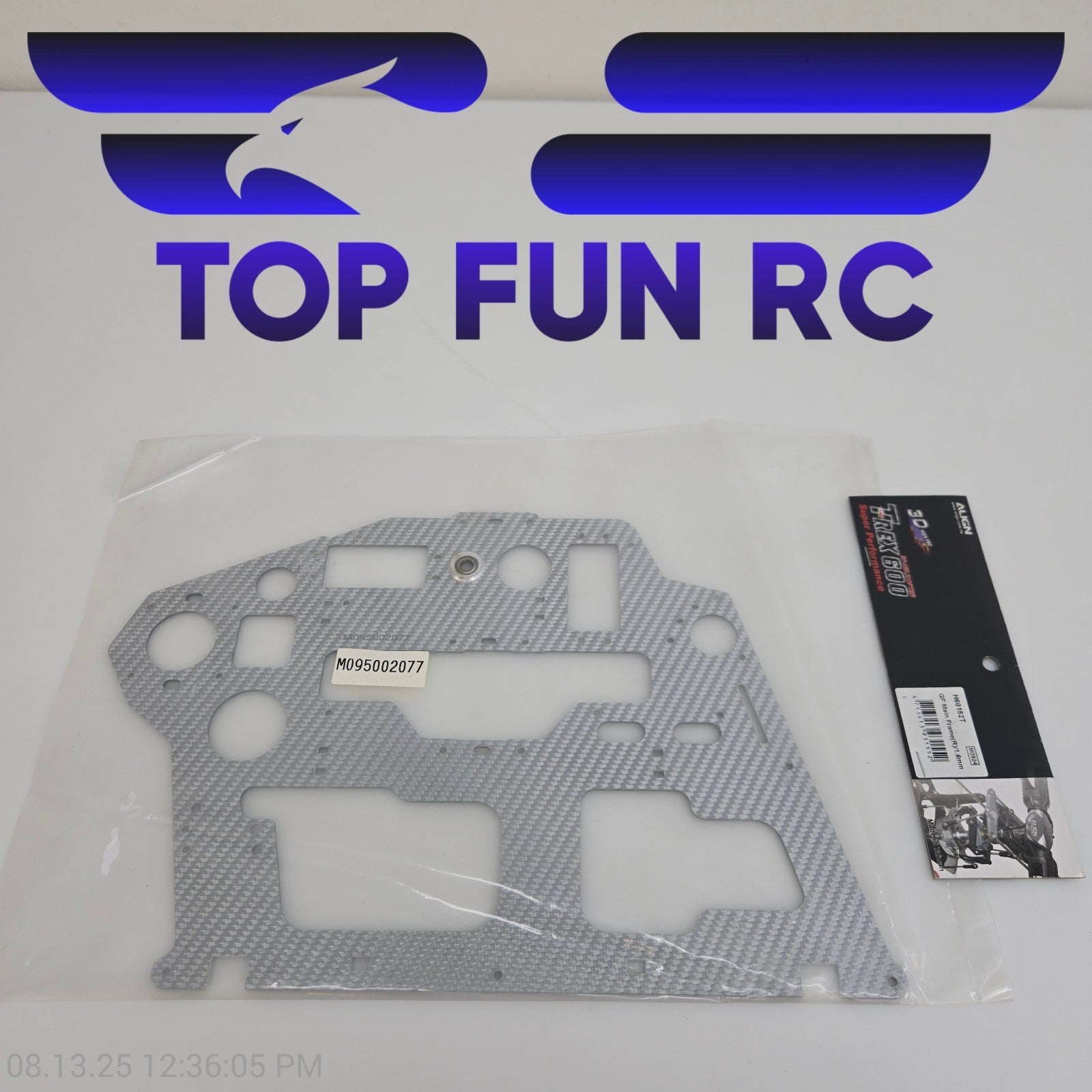 Align H60152T GF Main Frame 1.6mm For TREX 600 Helicopter