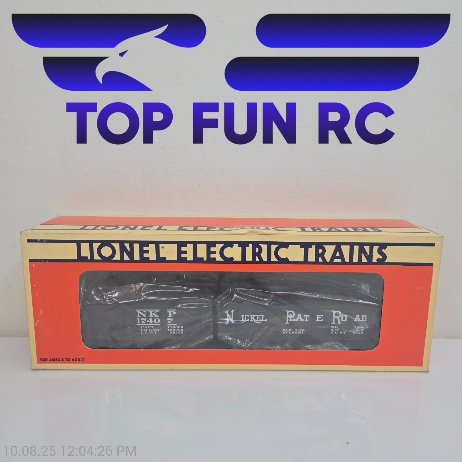 Lionel O-Gauge 6-17407 Nickel Plate Road Gondola w/ Scrap Load