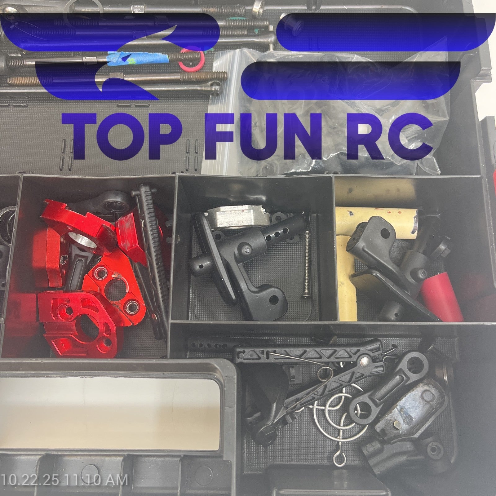 RC Assorted Parts Driveshaft, Gear Covers, Shaft Mounts & Various Steering Parts