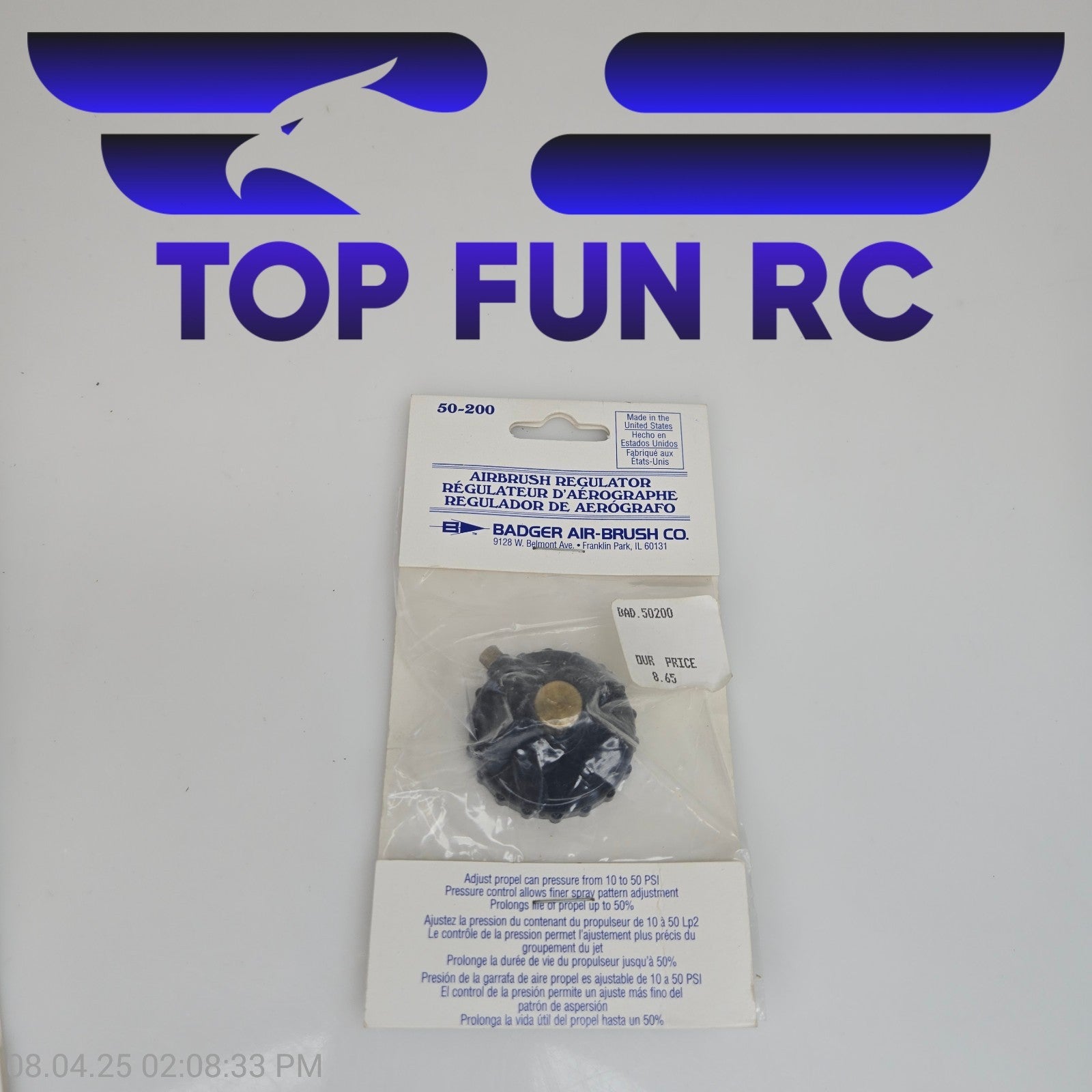 Badger Air Brush Accesories BAD50200 Airbrush Regulator