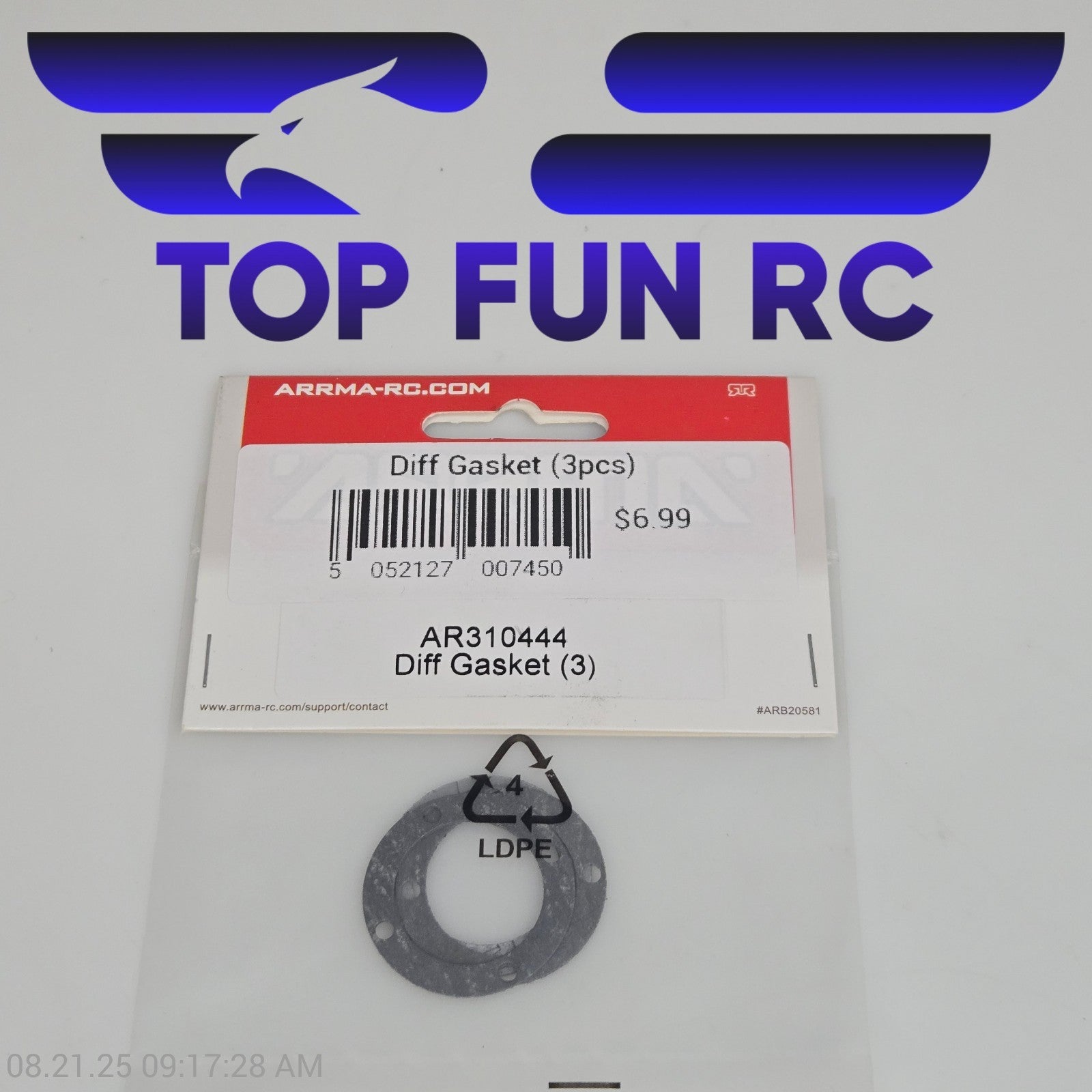 Arrma AR310444 Differential Gasket (3)