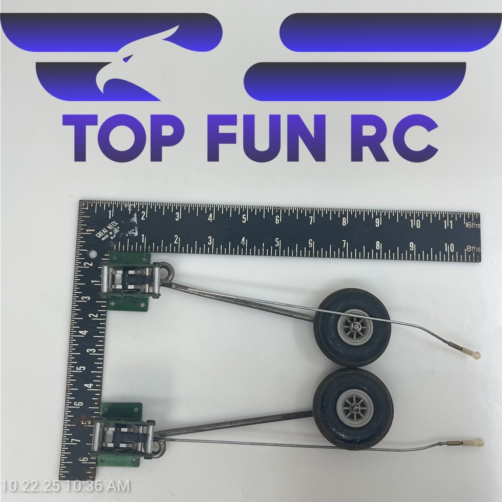 RC Mechanical Main Retracts 5/32 Struts w/ DuBro Wheels 2 1/4"