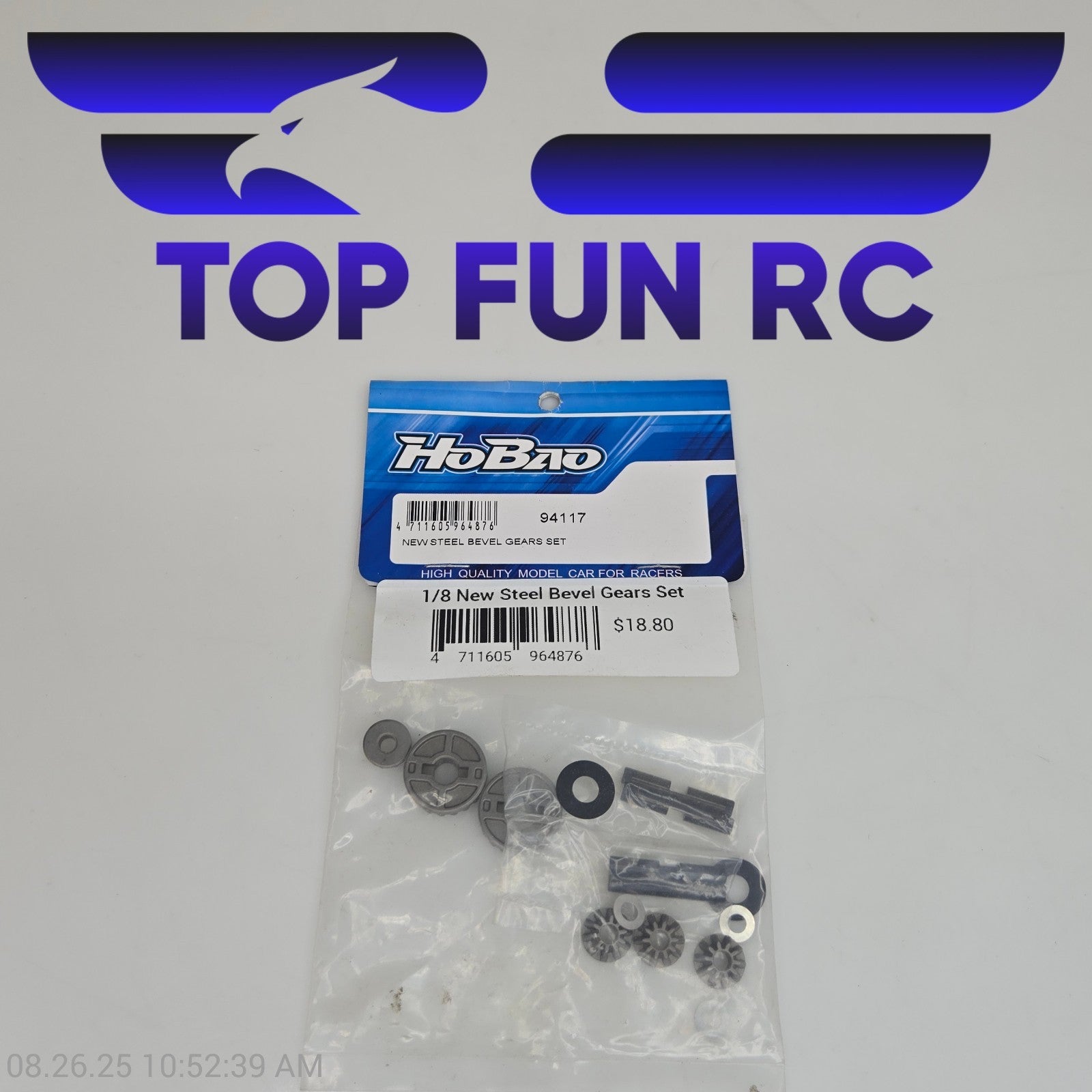 HoBao 94117 New Steel Bevel Gears Set