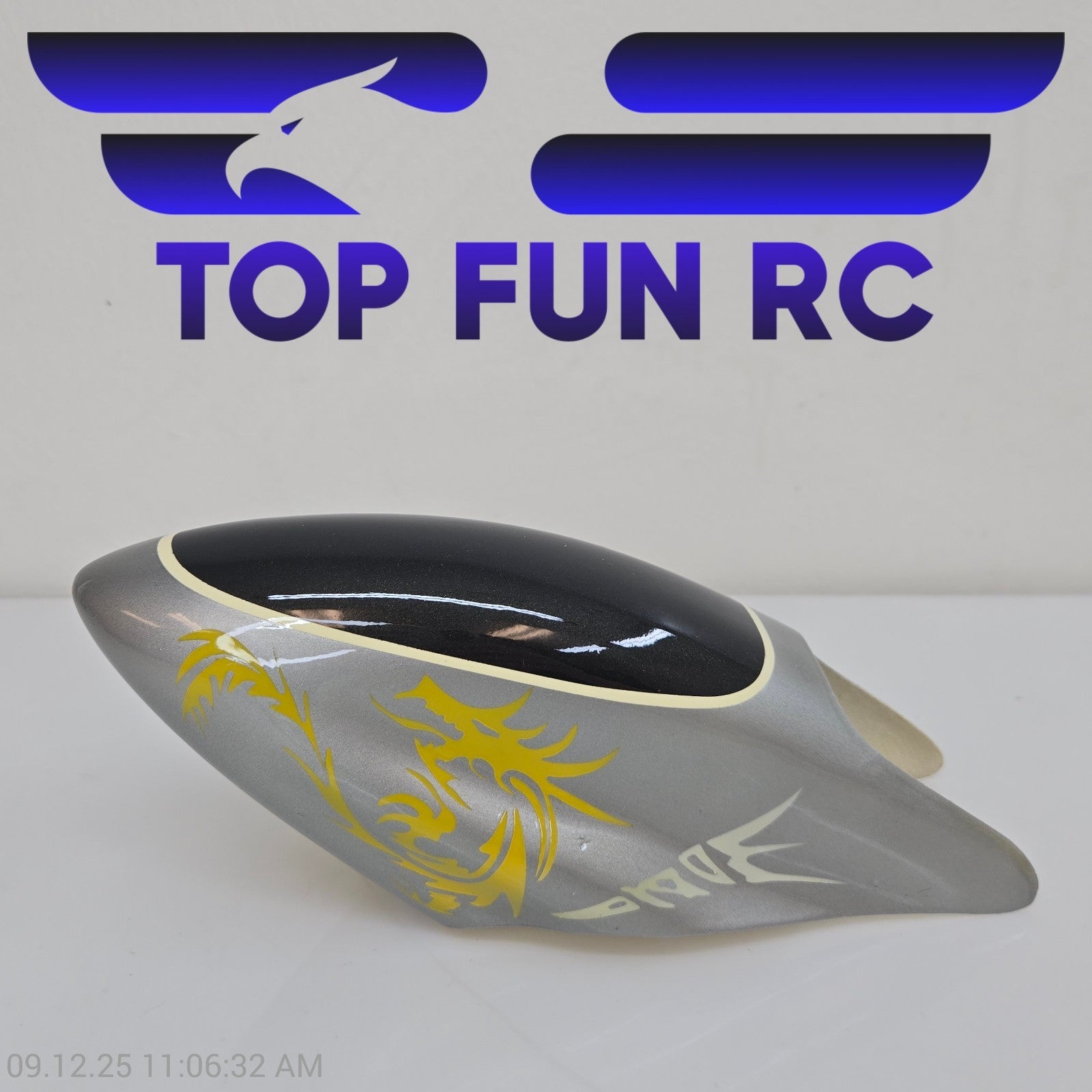 RC Helicopter Canopy Custom Air Brushed For 450 Size Helicopters