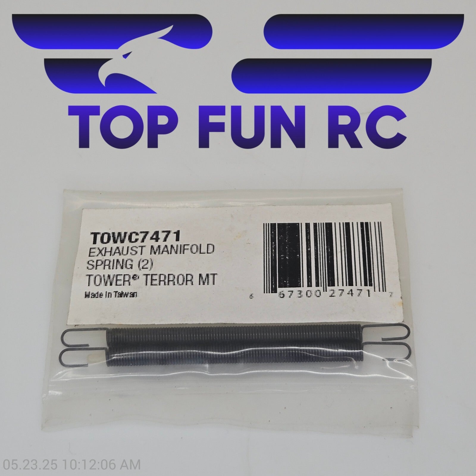 Tower Hobbies TOWC7471 Exhaust Manifold Spring Tower (2) For Terror MT