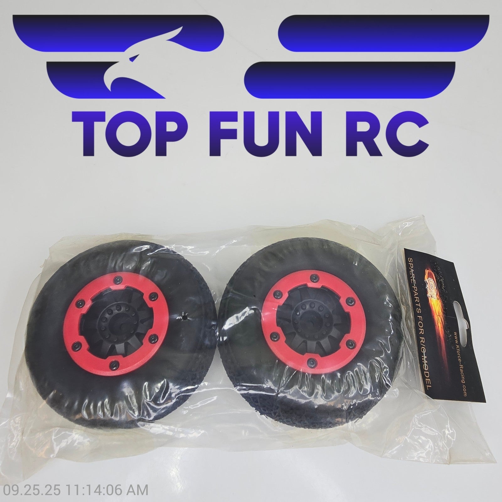 Kforce Racing 1/10 Scale Bead-Lock Short Course Truck Rubber Tires 12mm Hex