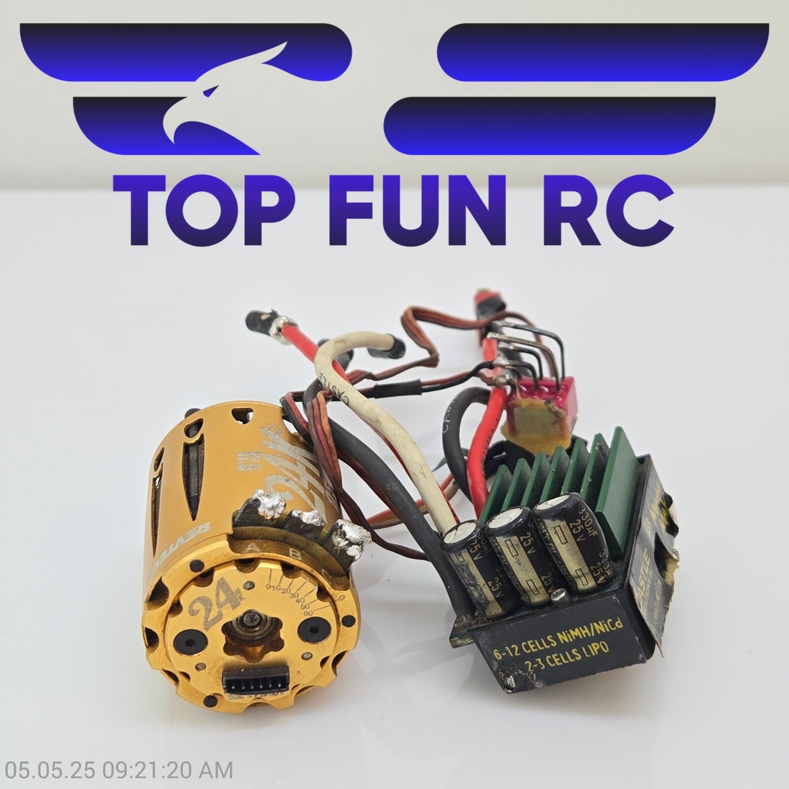 Revtech RC 24k- 17.5 Brushless, Sensored w/ Castle Mamba Max Pro ESC 1/10 Scale
