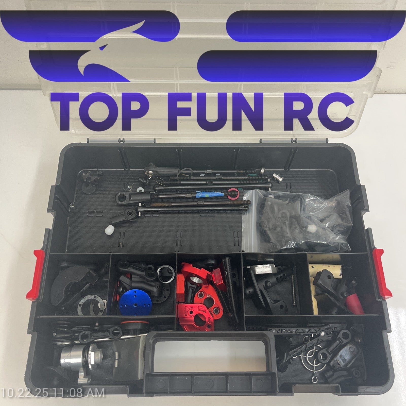 RC Assorted Parts Driveshaft, Gear Covers, Shaft Mounts & Various Steering Parts