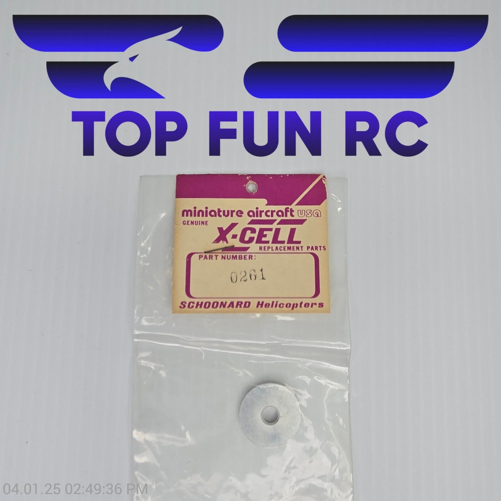 X-Cell Miniature Aircraft 0261 Aluminum Fan Spacer
