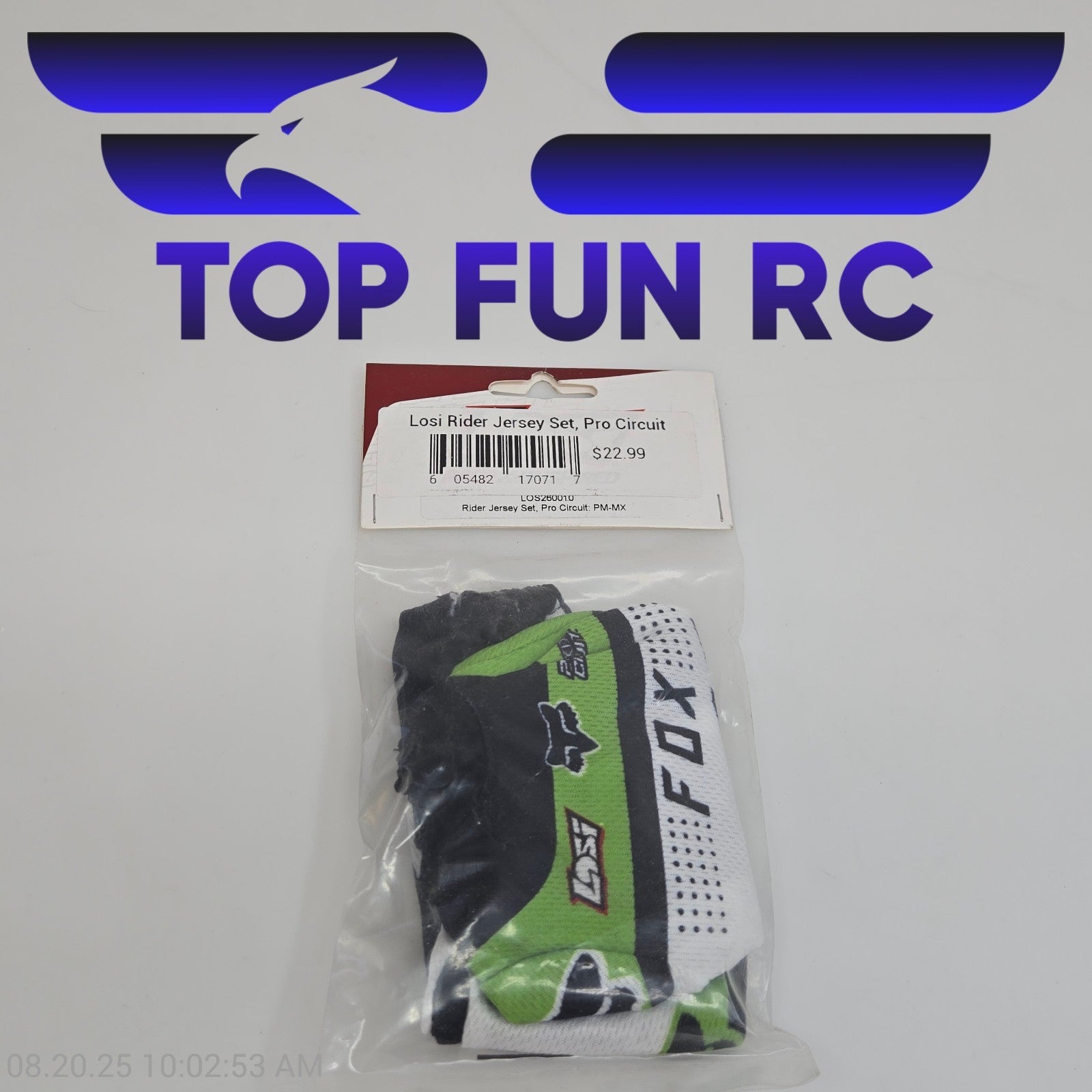 Losi LOS260010 Rider Jersey Set, Pro Circuit For PM-MX