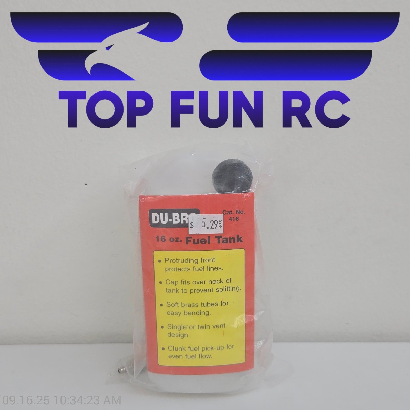 Du-Bro #416 16oz Fuel Tank