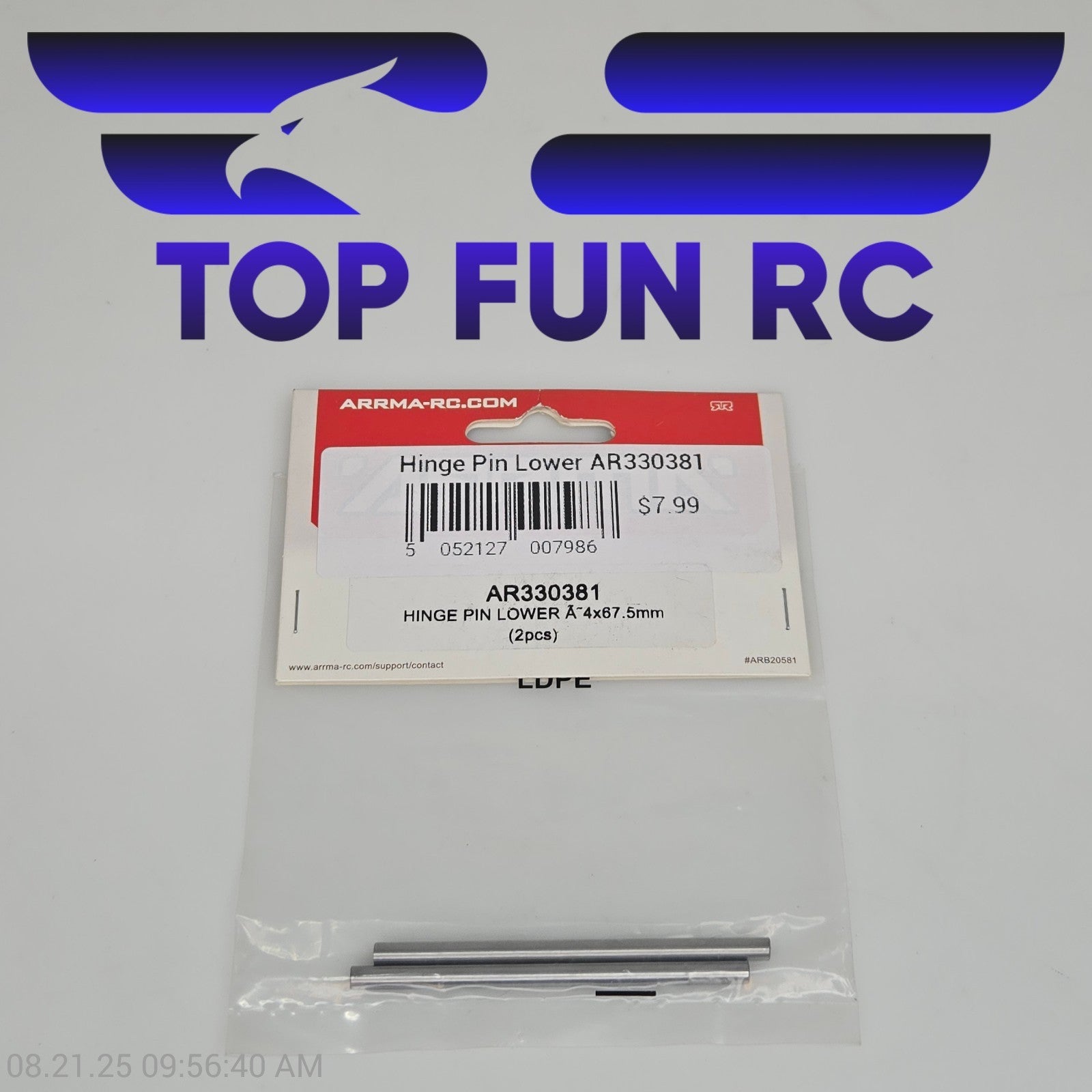 Arrma AR330381 Hinge Pin Lower A 4x67.5mm (2pcs)