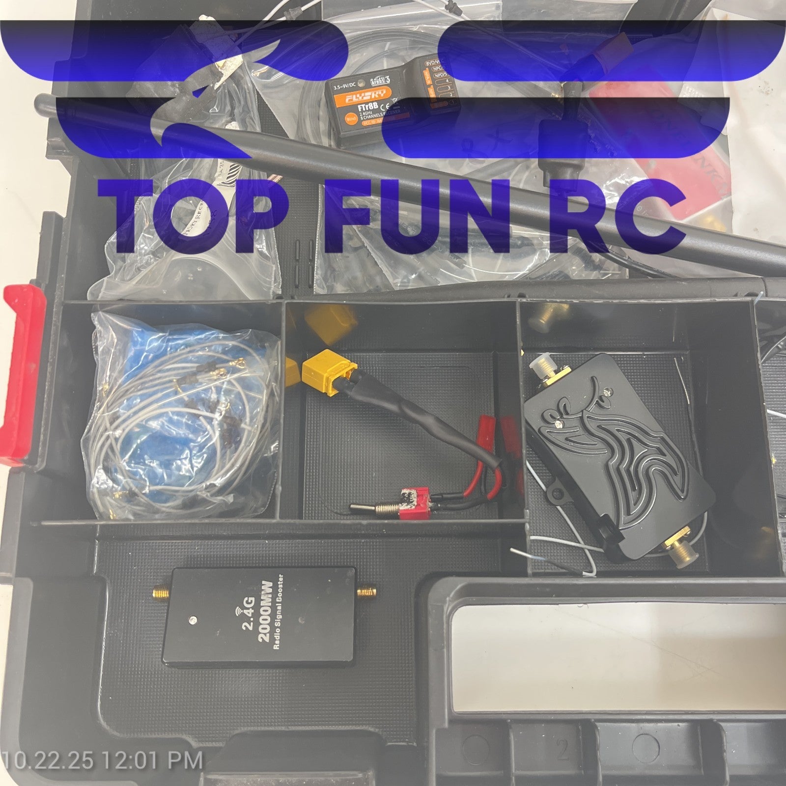 RC Assorted Electronics Flysky FTr8B Receiver, Signal Boosters & Plugs Misc.