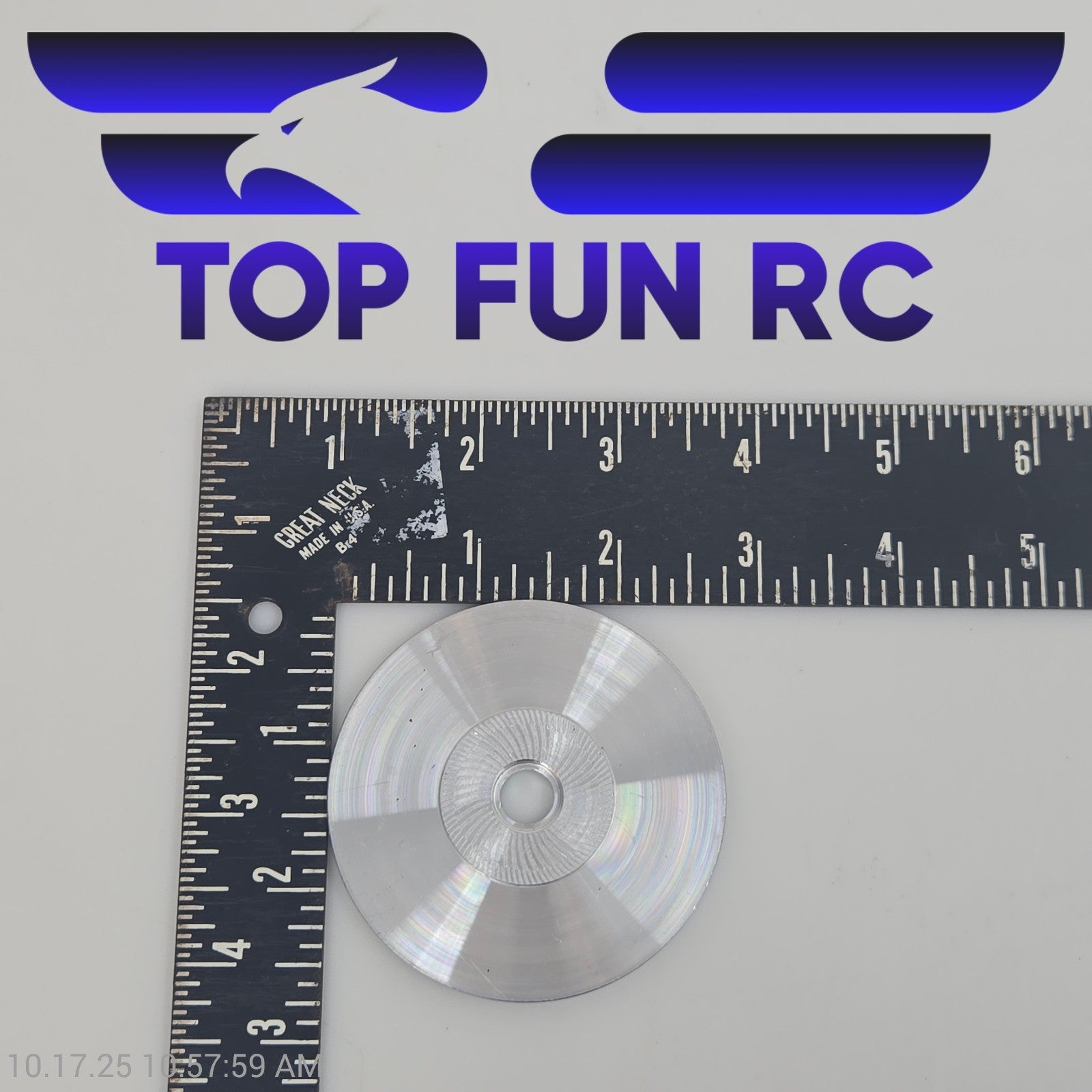 RC Aluminum Spinner 3-Blade 2 3/4" For Model Airplanes