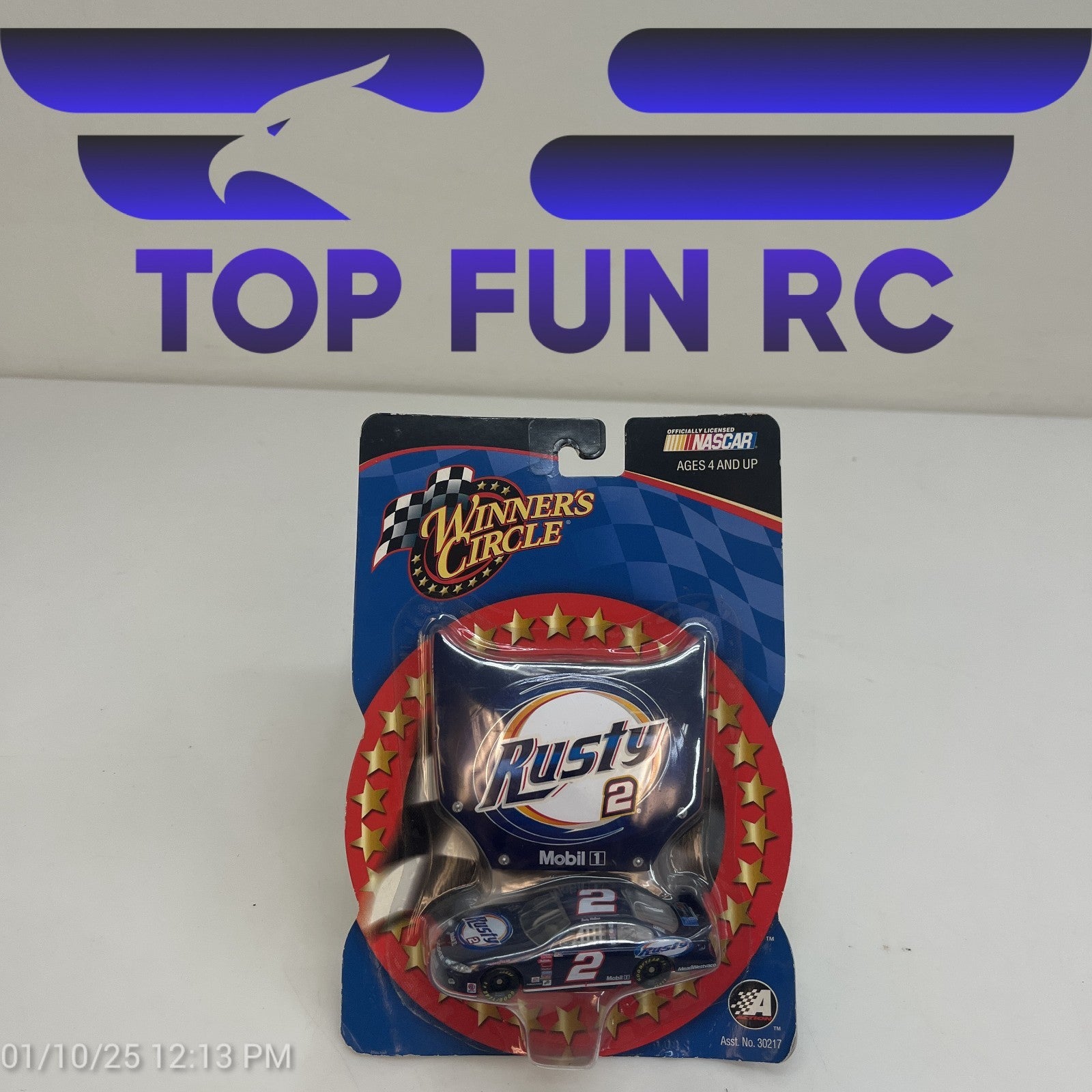 Winners Circle Rusty Wallace #2 Mobil 1 Diecast Car
