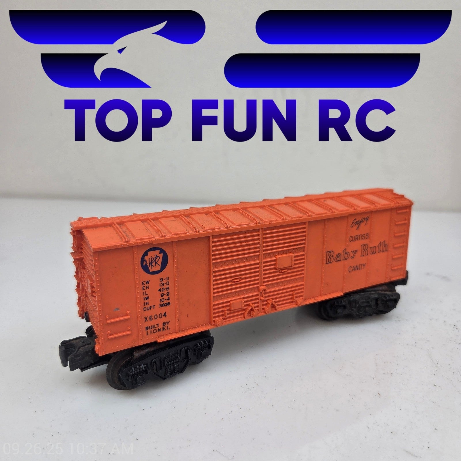 Lionel O-Gauge X6004 Baby Ruth Candy Car