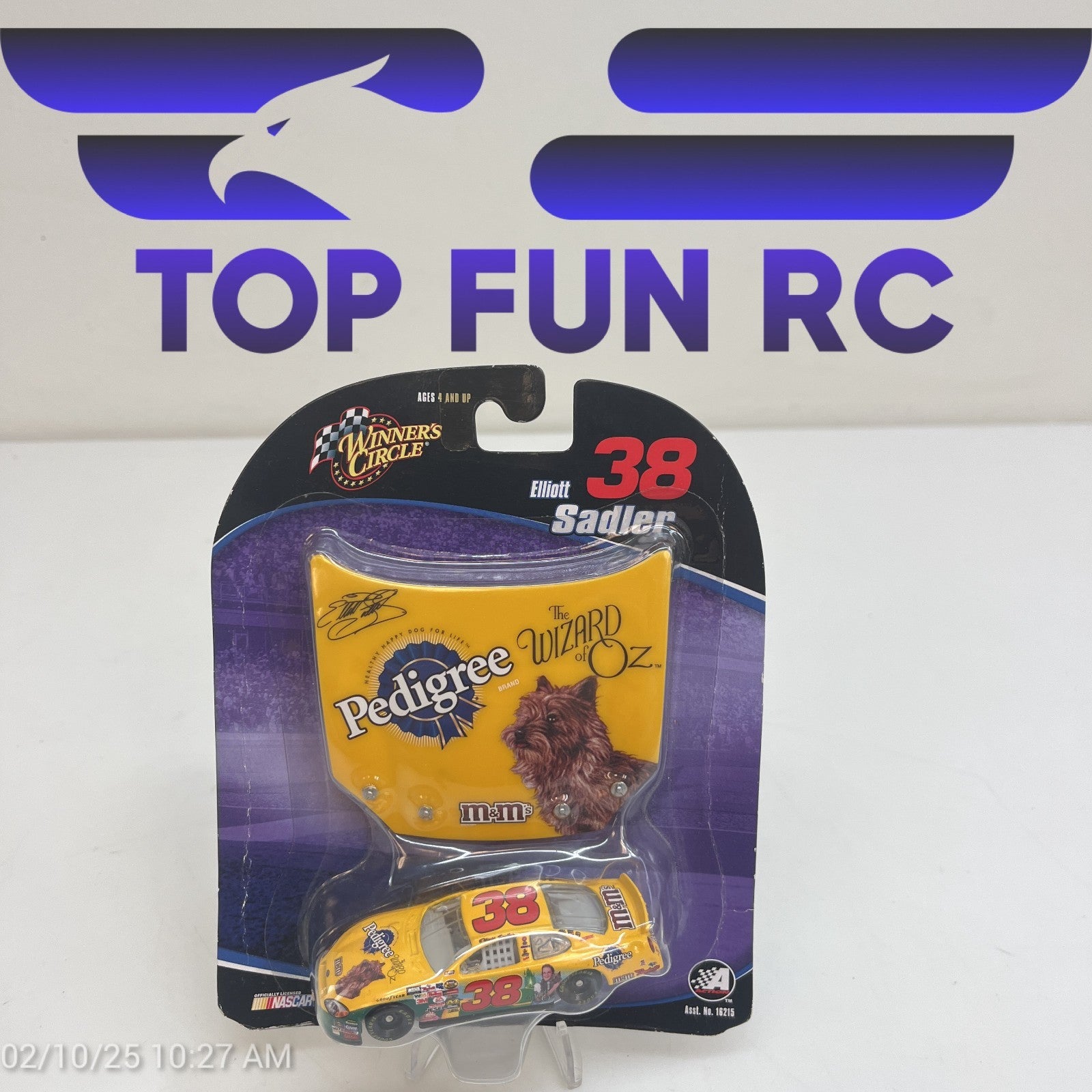 Winners Circle Elliott Sadler #38 Pedigree The Wizard Of OZ Diecast