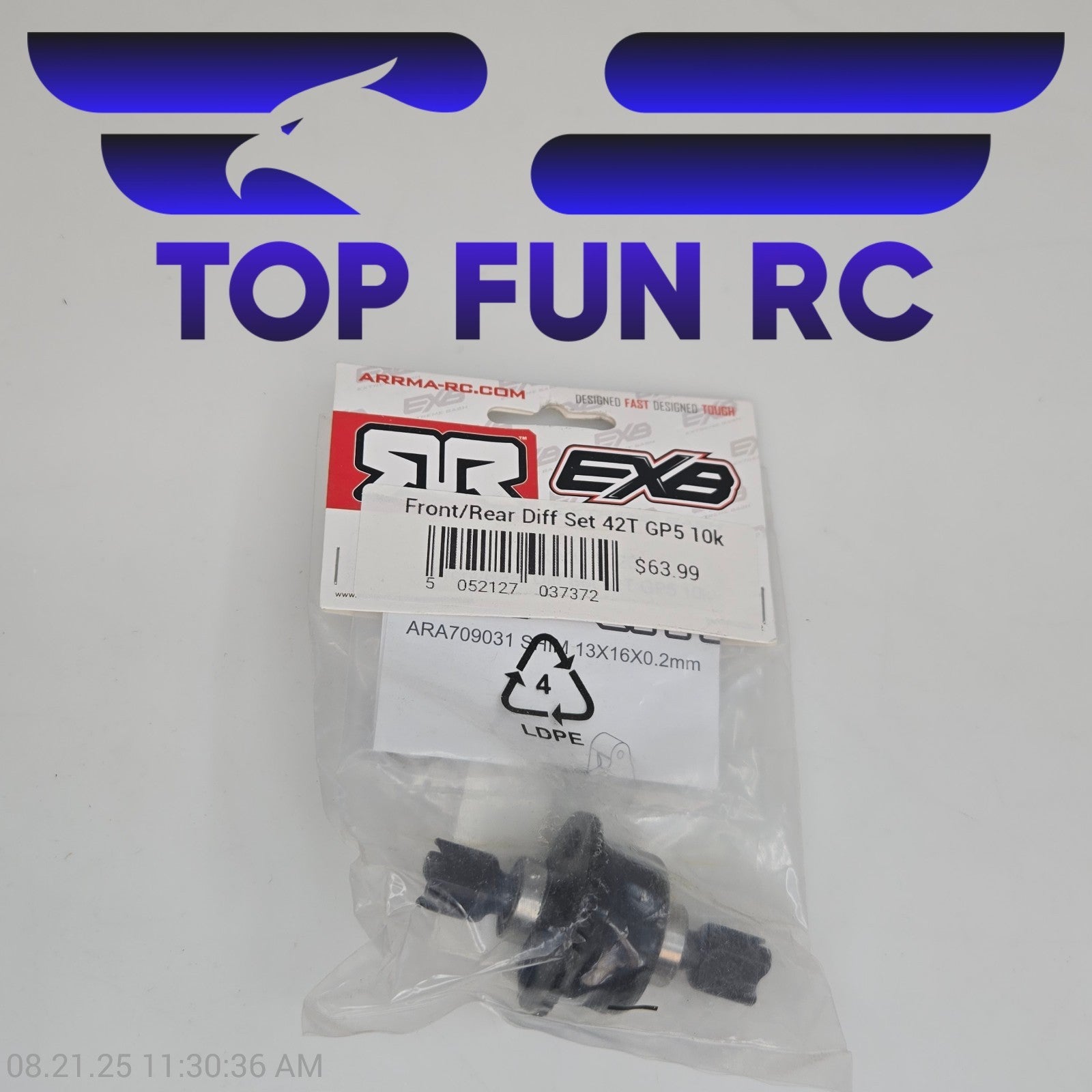 Arrma ARA709031 Front/Rear Differential Set 42T GP5 10k