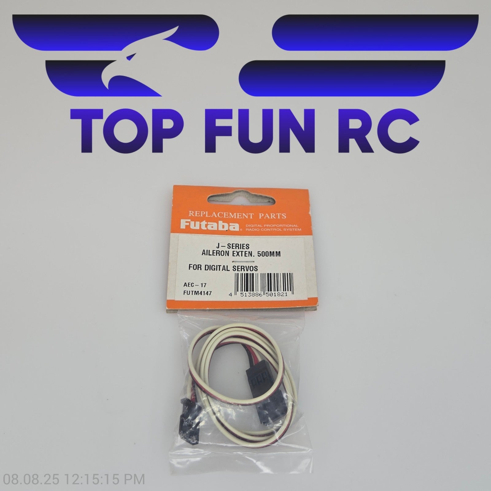 Futaba J-Series Aileron Extension 500mm For Digital Servos AEC-17
