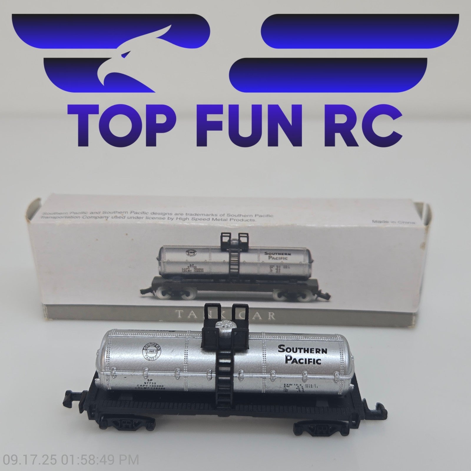 Southern Pacific Tank Car N Scale No. 419