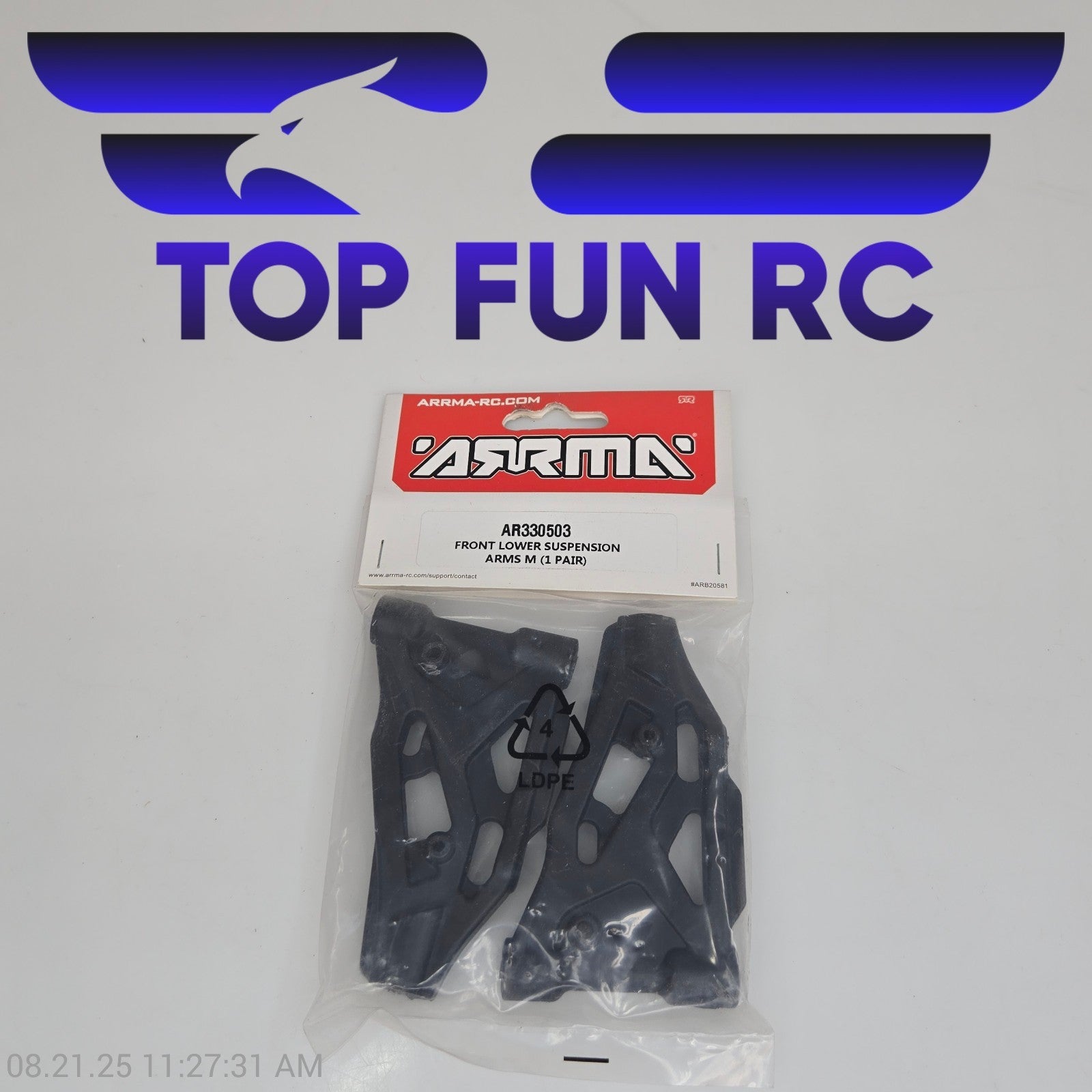 Arrma AR330503 Front Lower Suspension Arms M (1 Pair)