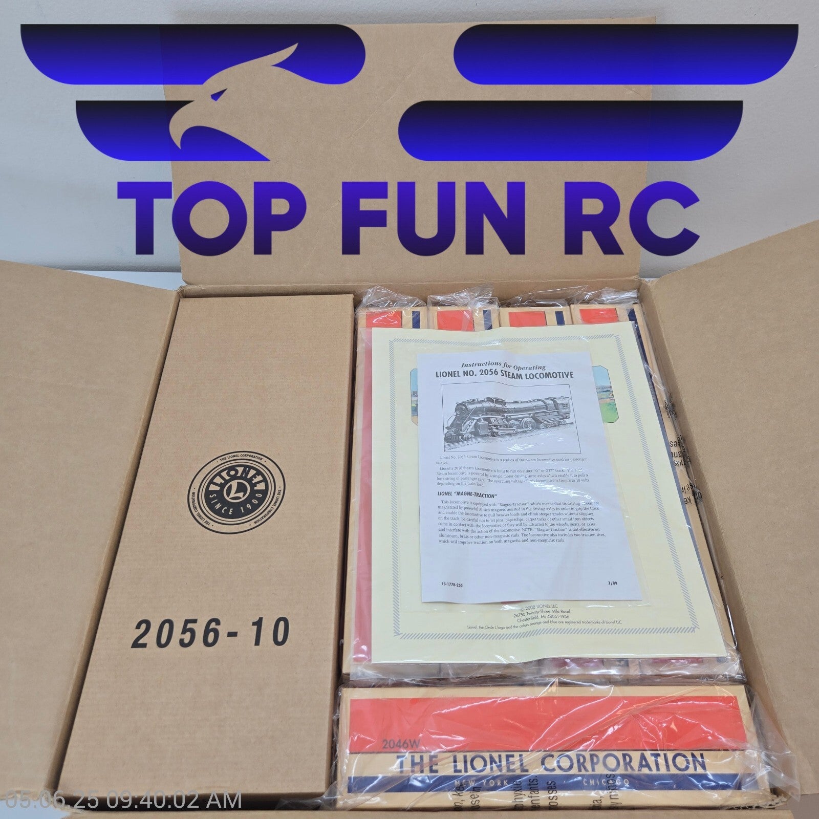 Lionel Trains Kit 2056-10 Steam Loco w/ All Cars 'Read Description' Brand New