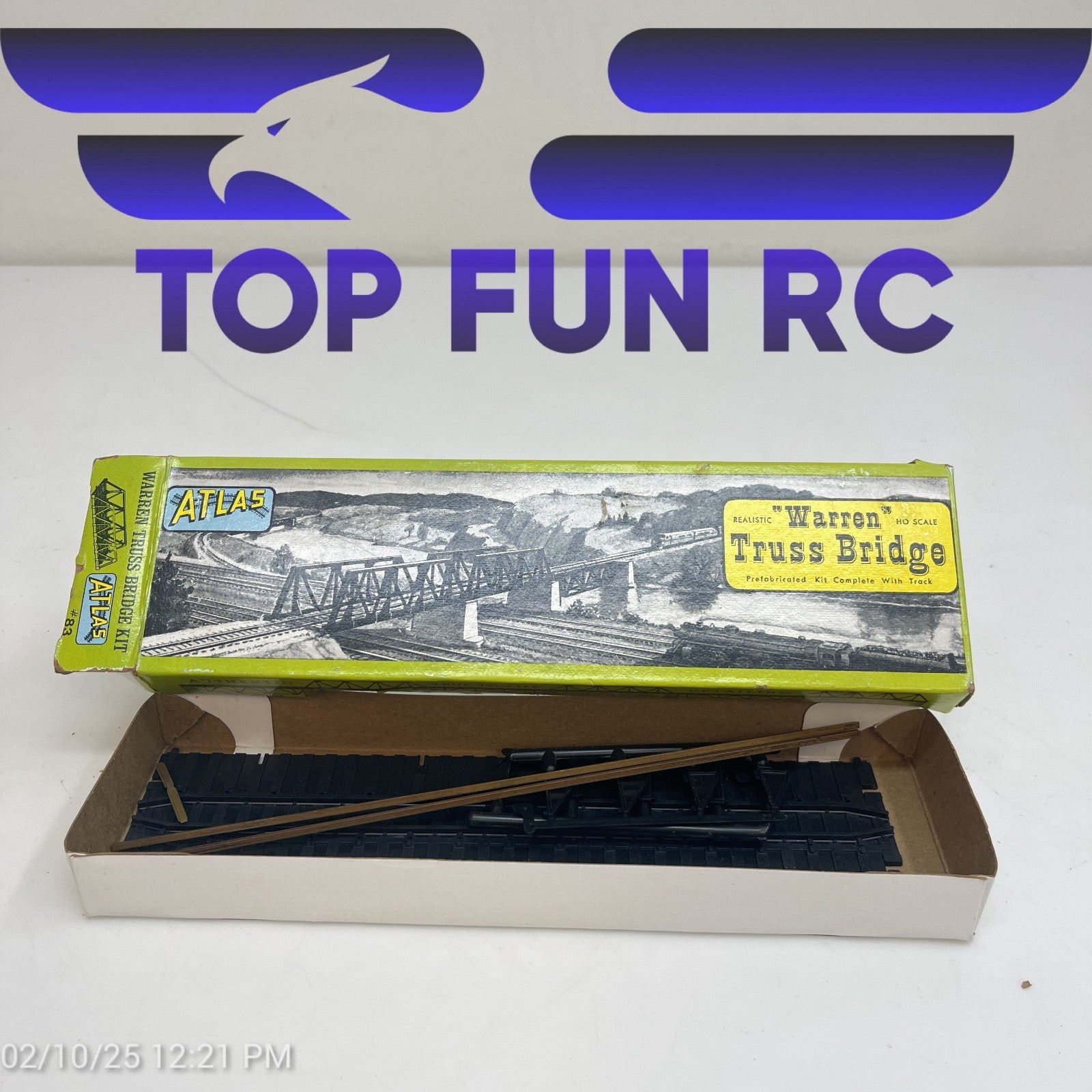 Atlas HO-Gauge #83 Warren Truss Bridge Kit
