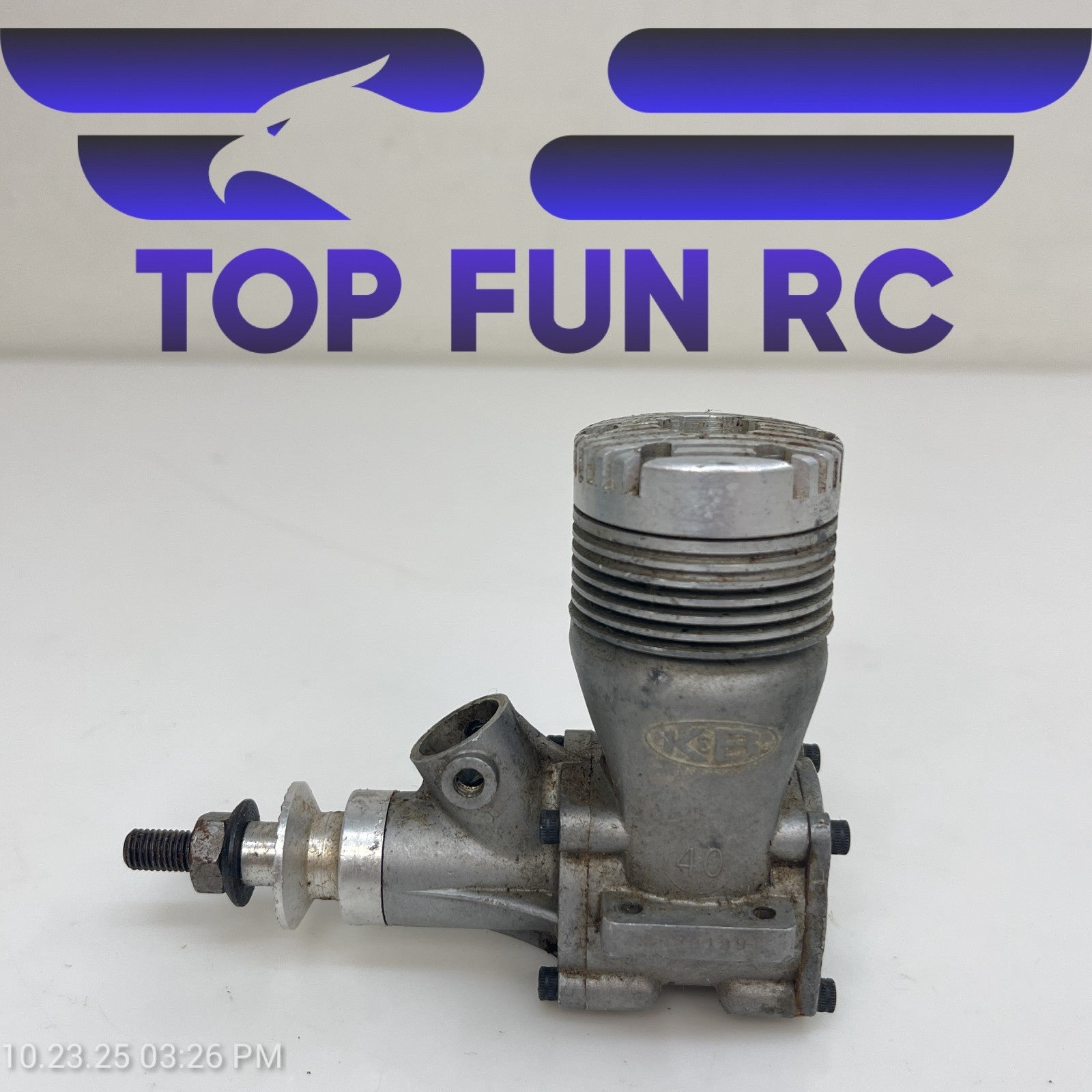 K&B 40 Nitro 2-Stroke Airplane Engine