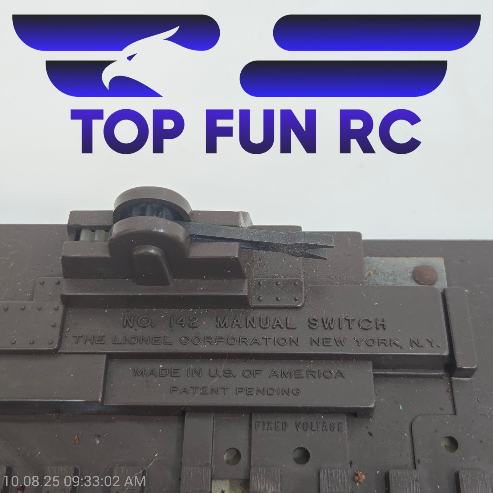 Lionel O-Gauge #142 Manual Switch Left-Hand