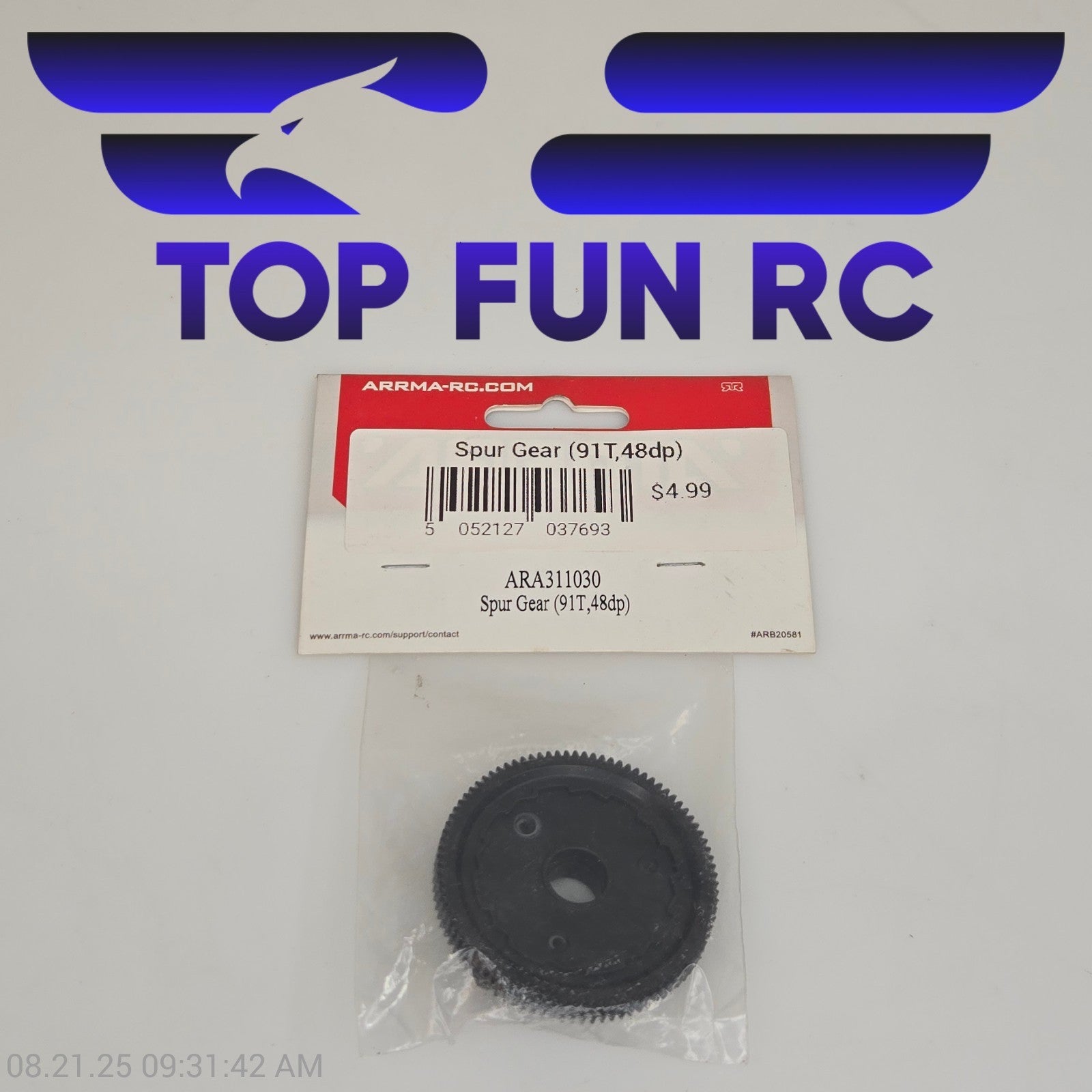 Arrma ARA311030 Spur Gear 91T, 48DP