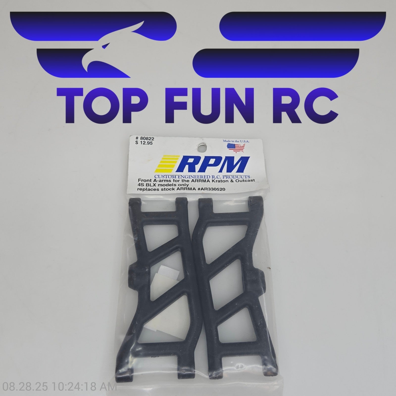 RPM 80822 Front A-Arms For Arrma Kraton & Outcast 4S BLX Models Only