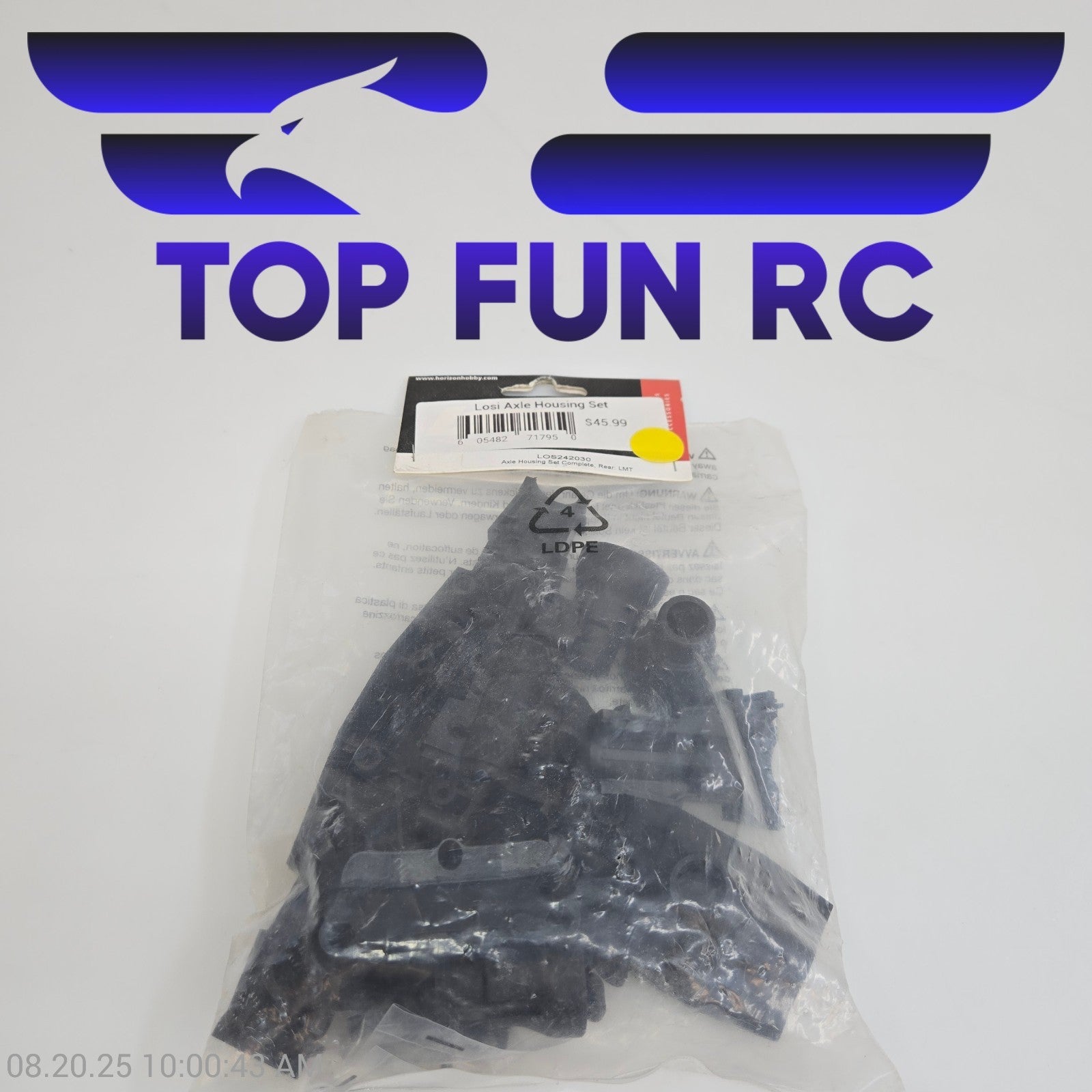 Losi LOS242030 Axle Housing Set Complete, Rear For LMT