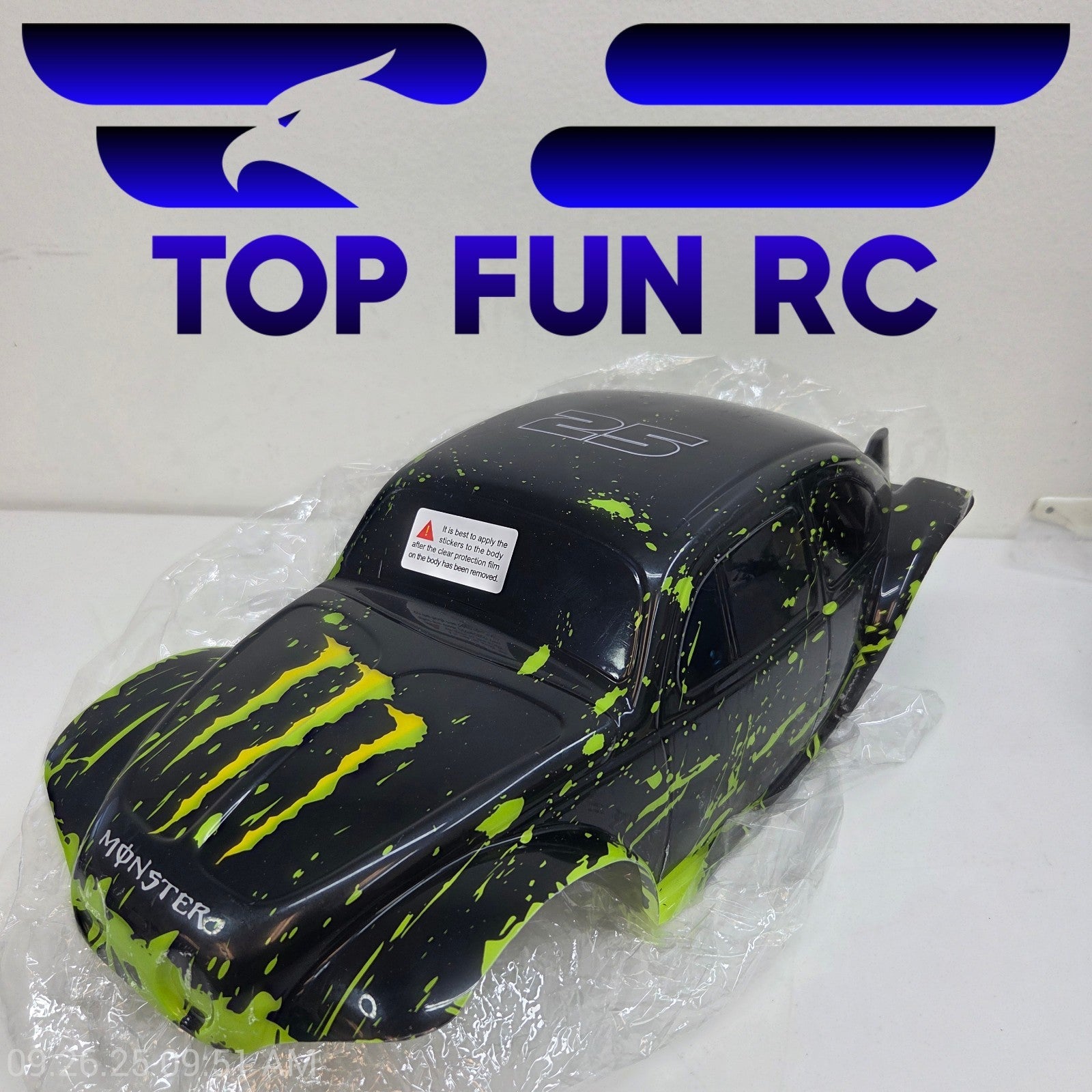 Arrma Outcast Notorious Monster Energy Buggy Body #25