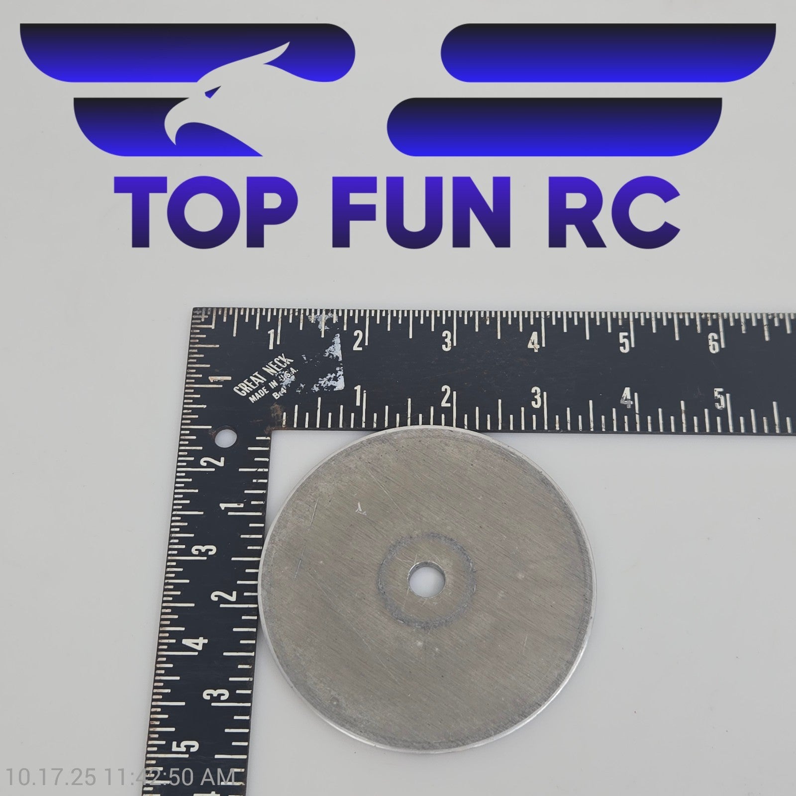 RC Aluminum Spinner 2-Blade 3 1/2" For Model Airplanes